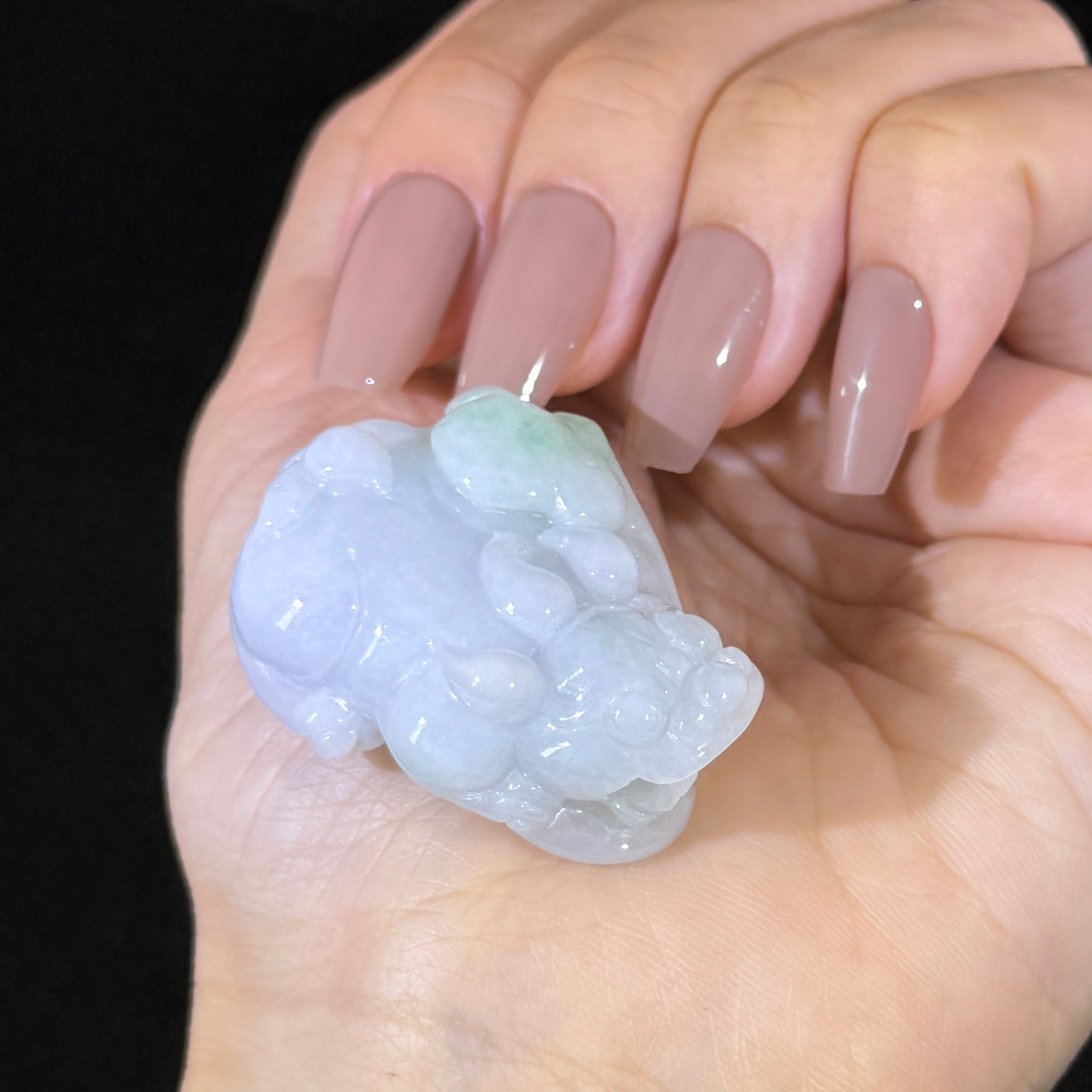 Type A Green Jade Pixiu Pendant