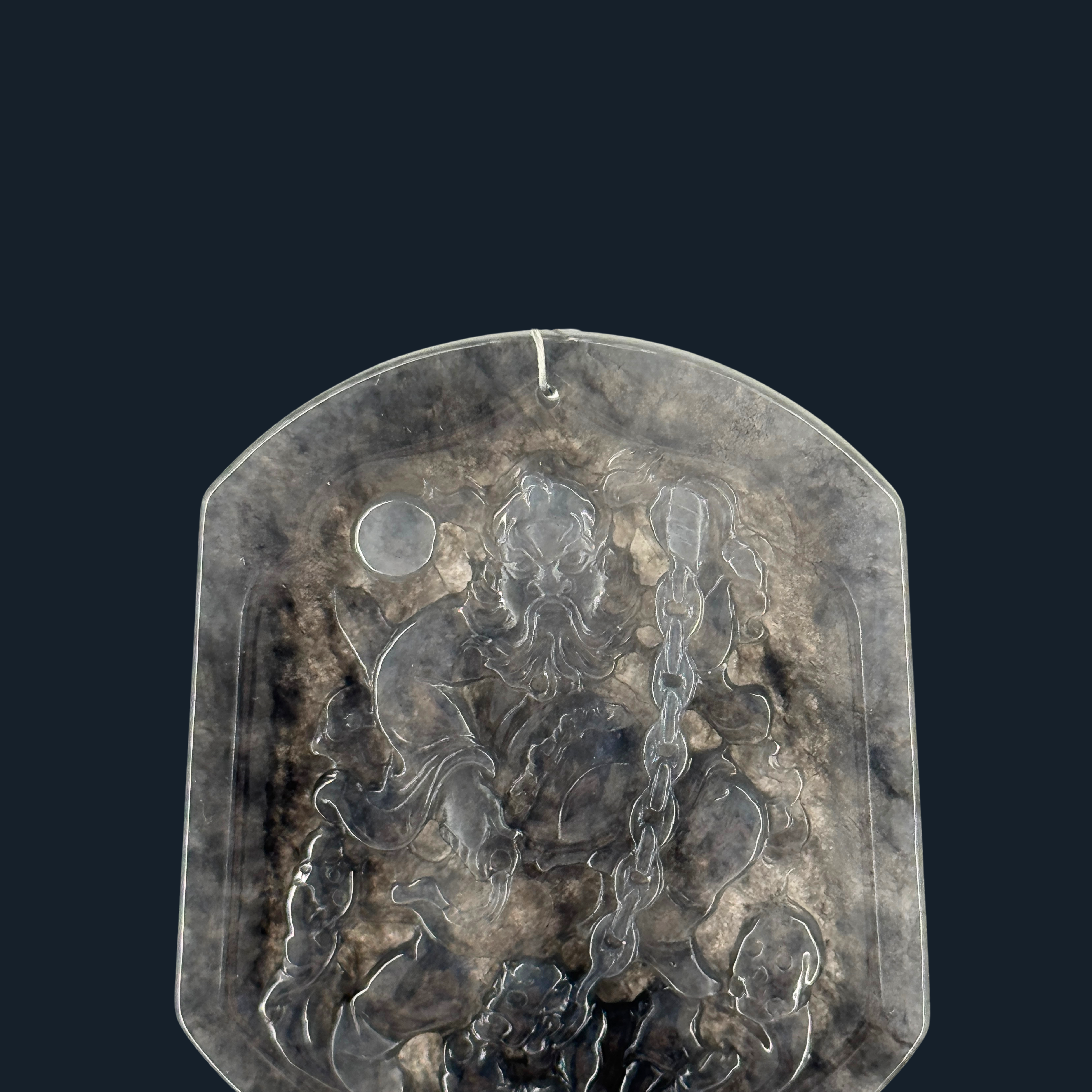 Type A Black Jade Zhong Kui