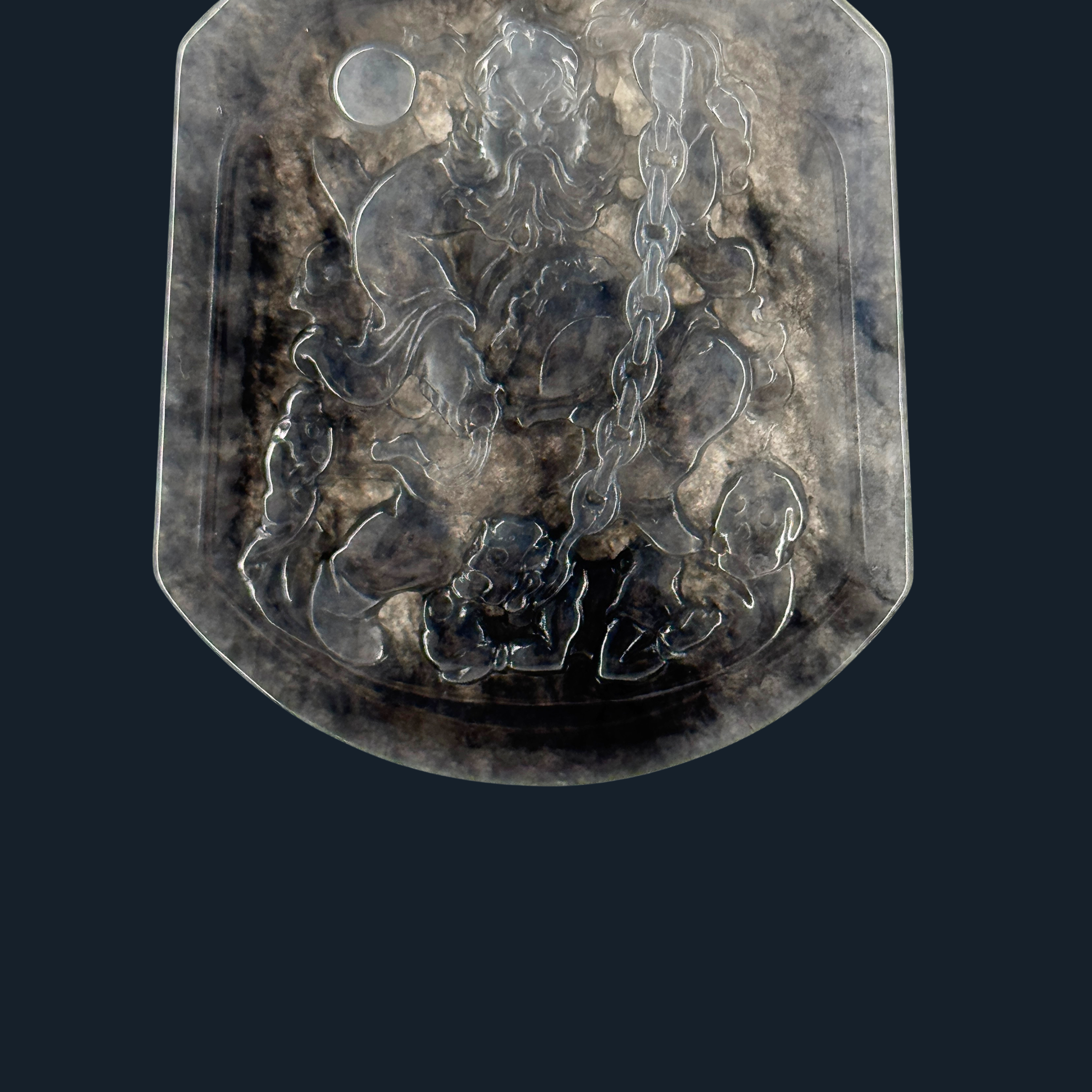 Type A Black Jade Zhong Kui
