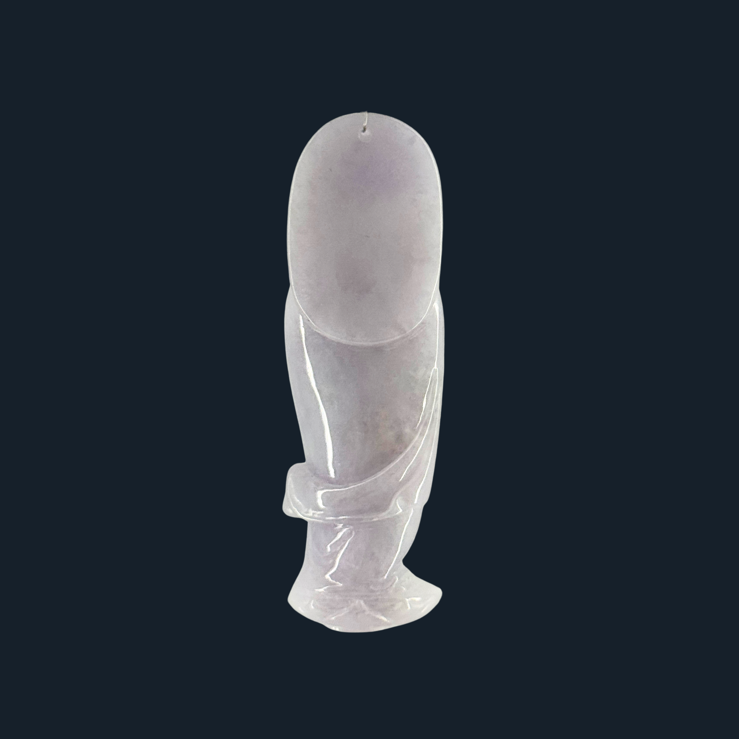 Type A Lavender Jade Guan Yin Display