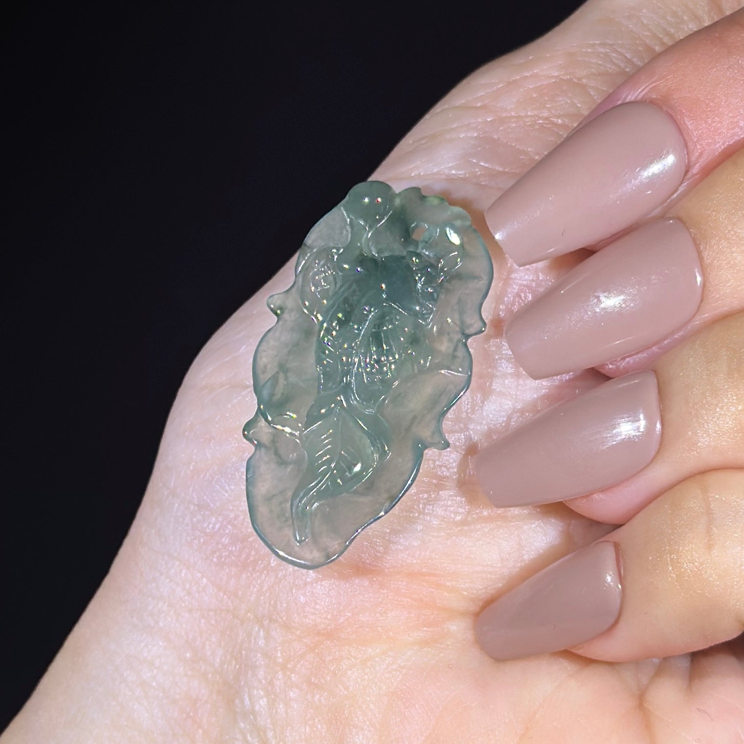 Type A Semi Icy Green Jade Goldfish