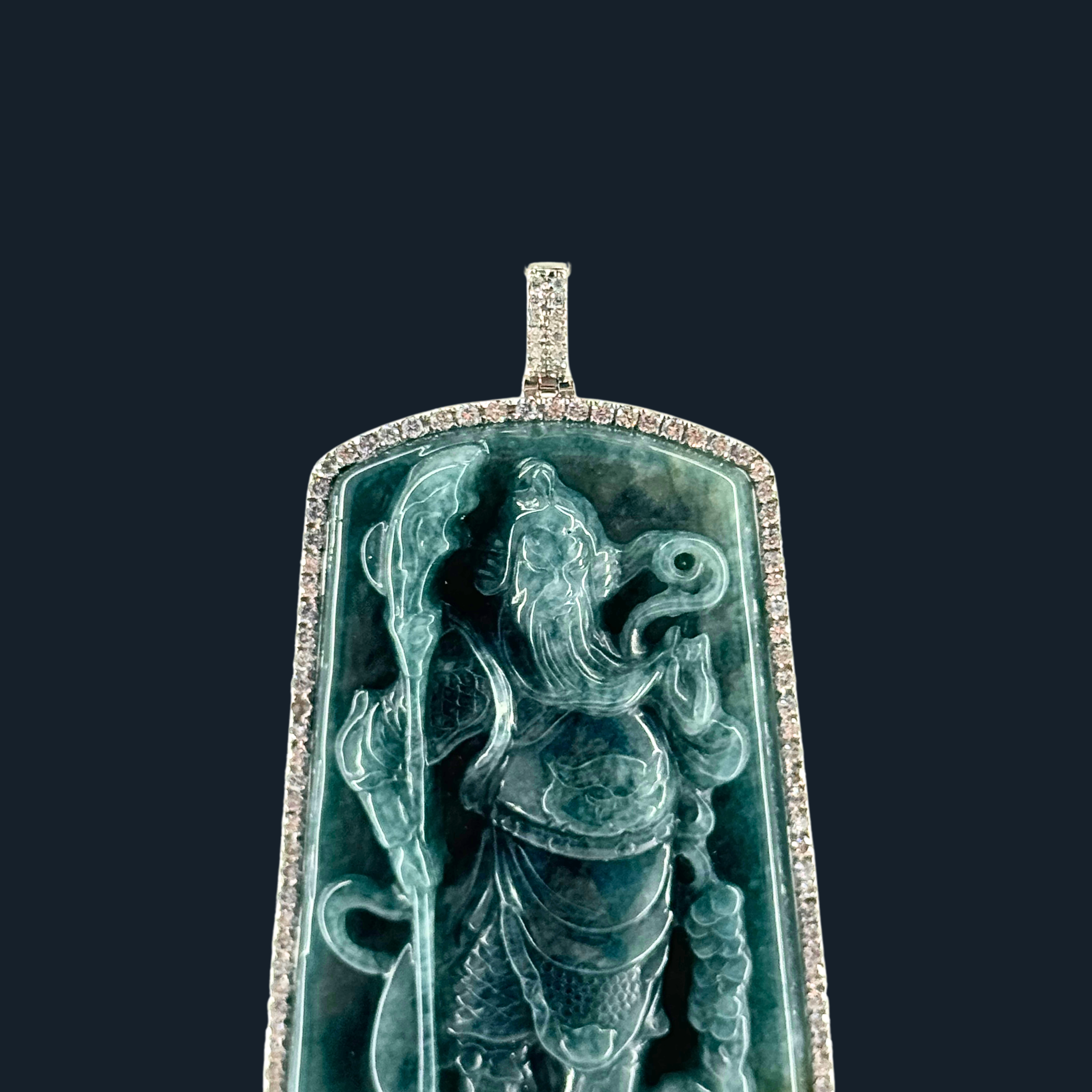 💎 ICED Green Jade Guan Gong