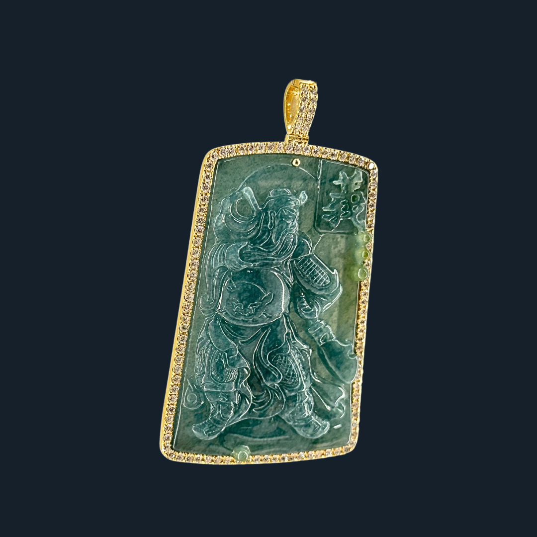 💎 ICED Green Jade Guan Gong