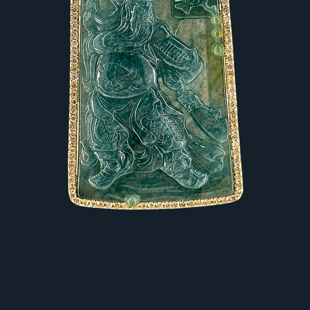 💎 ICED Green Jade Guan Gong