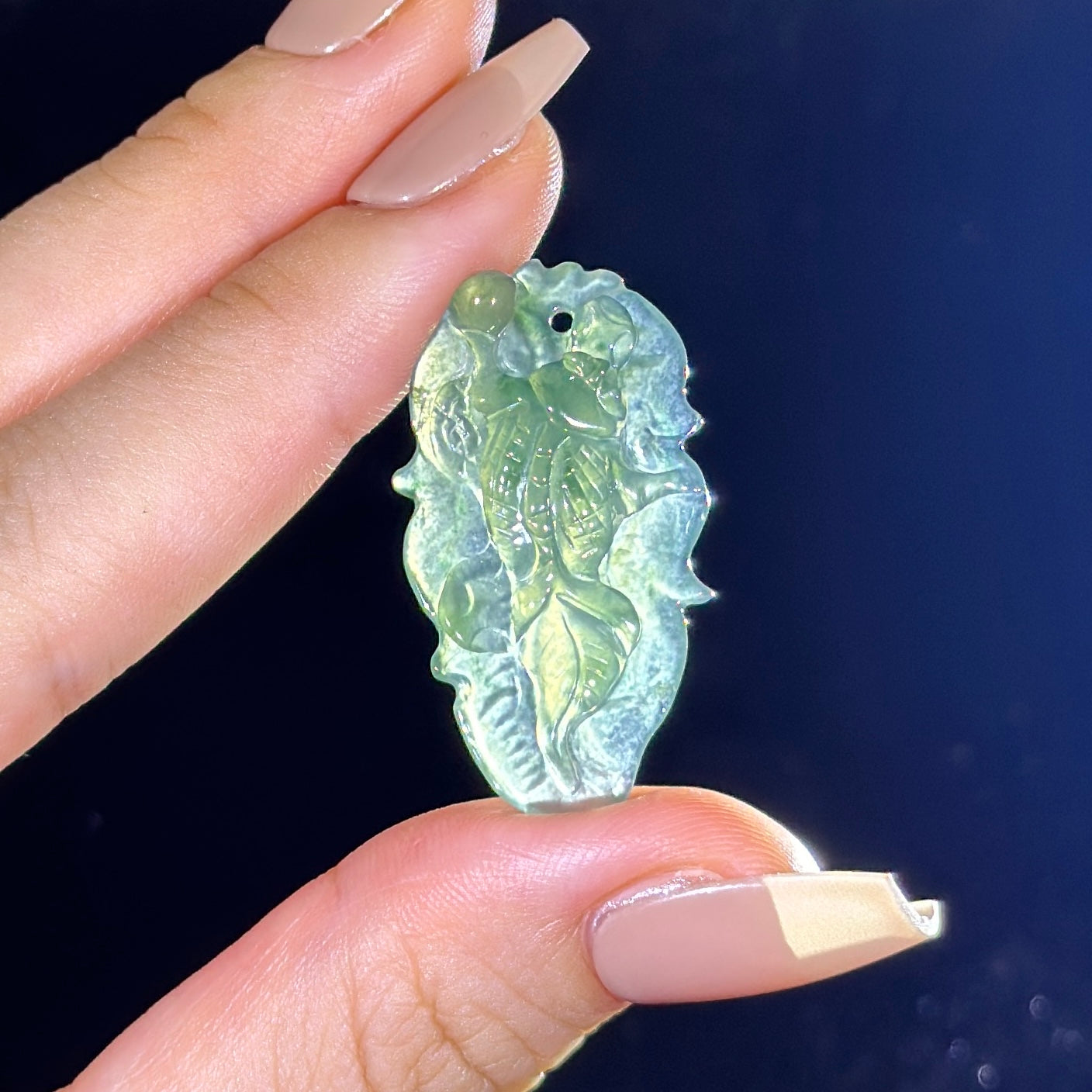 Type A Semi Icy Green Jade Goldfish