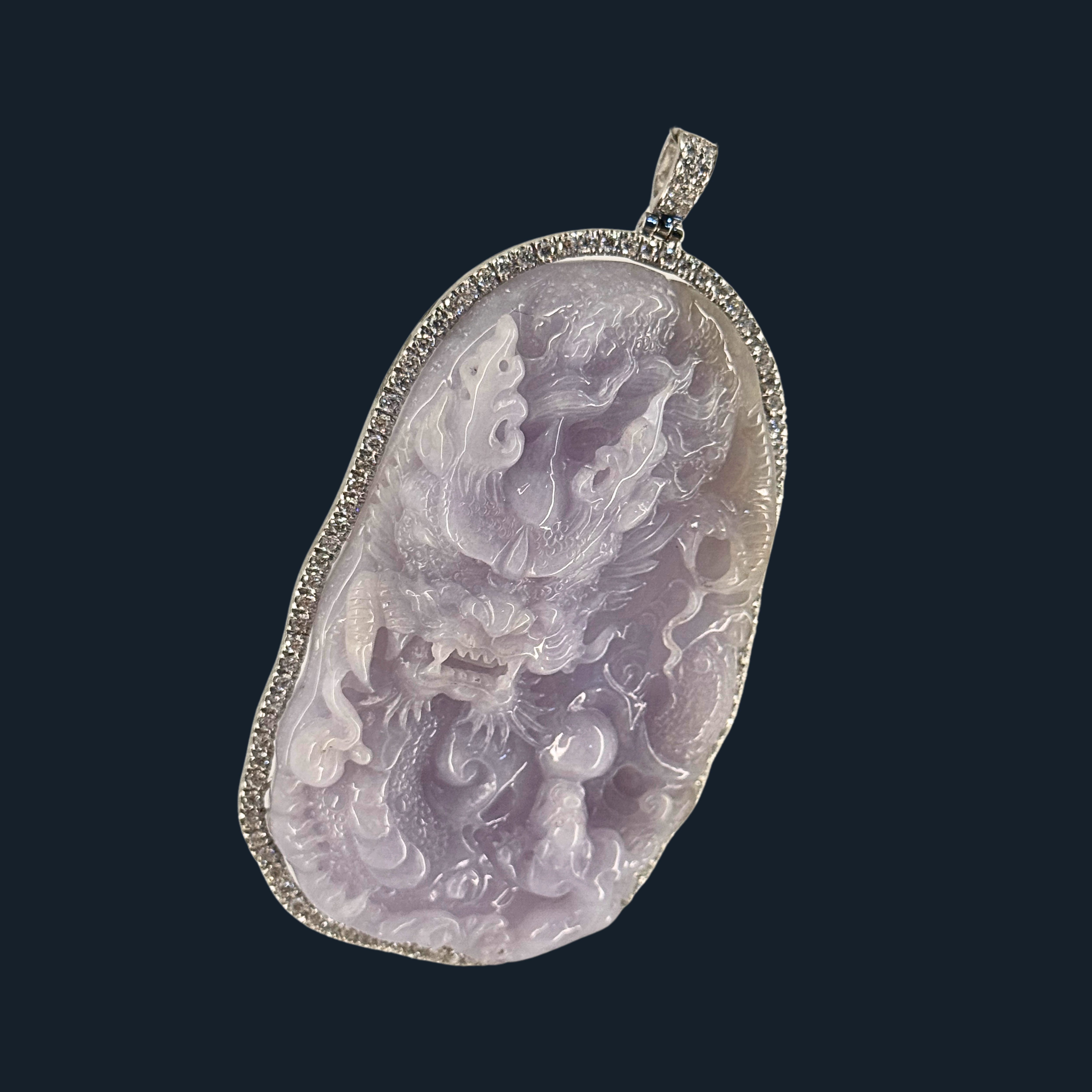 💎 ICED Lavender Jade Dragon
