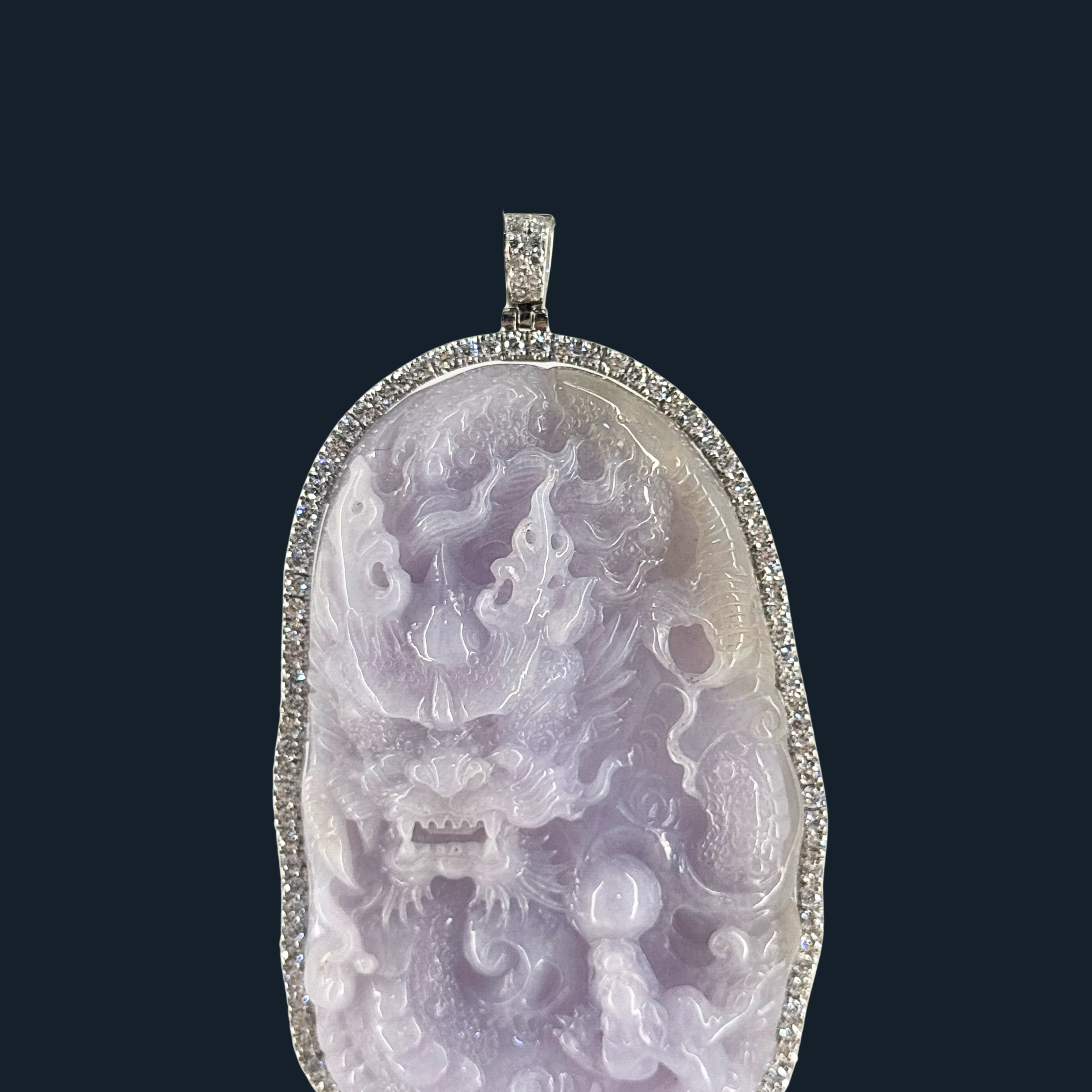 💎 ICED Lavender Jade Dragon