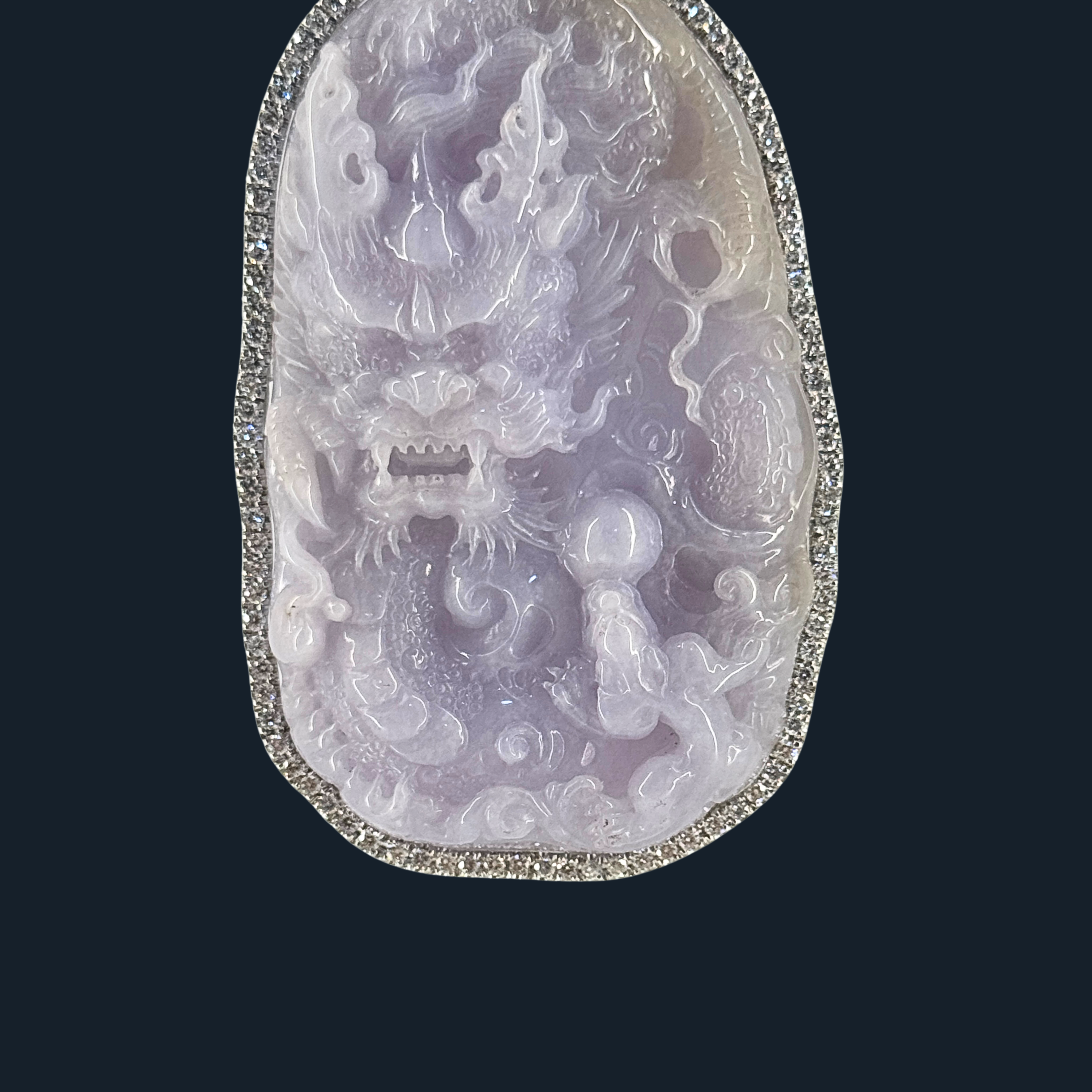 💎 ICED Lavender Jade Dragon