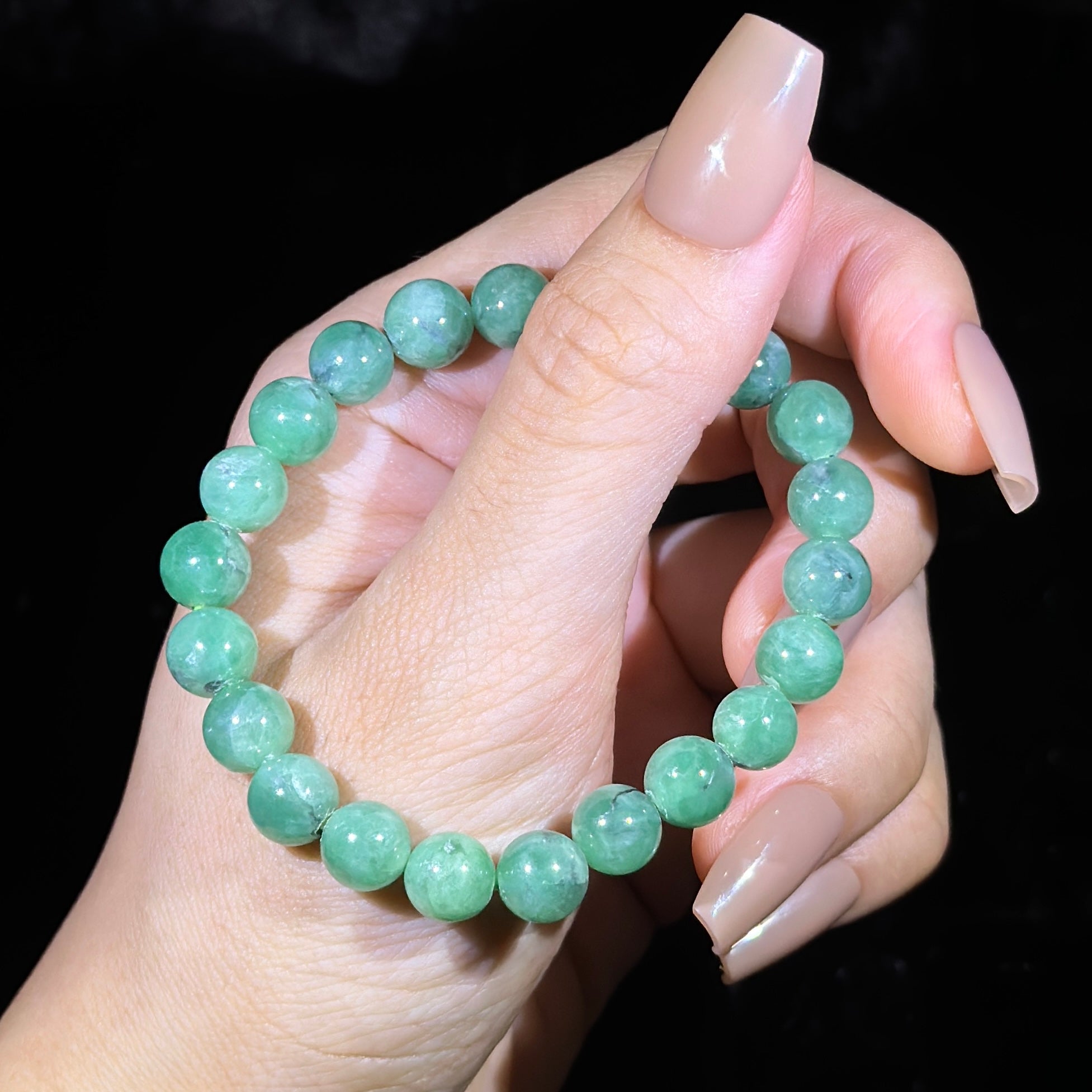 Type A Green Jade Bracelet