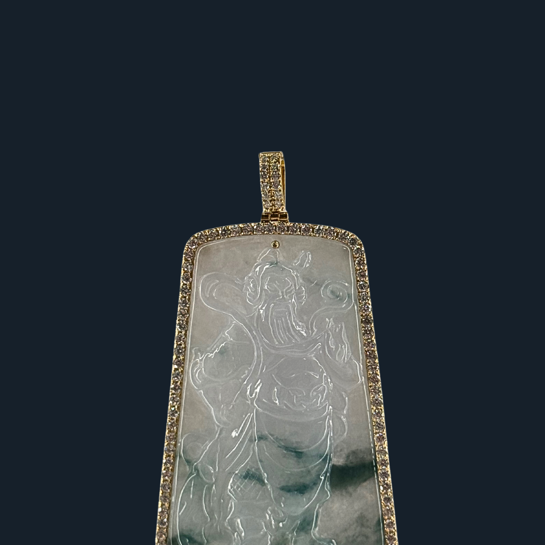 💎 ICED Green Jade Guan Gong