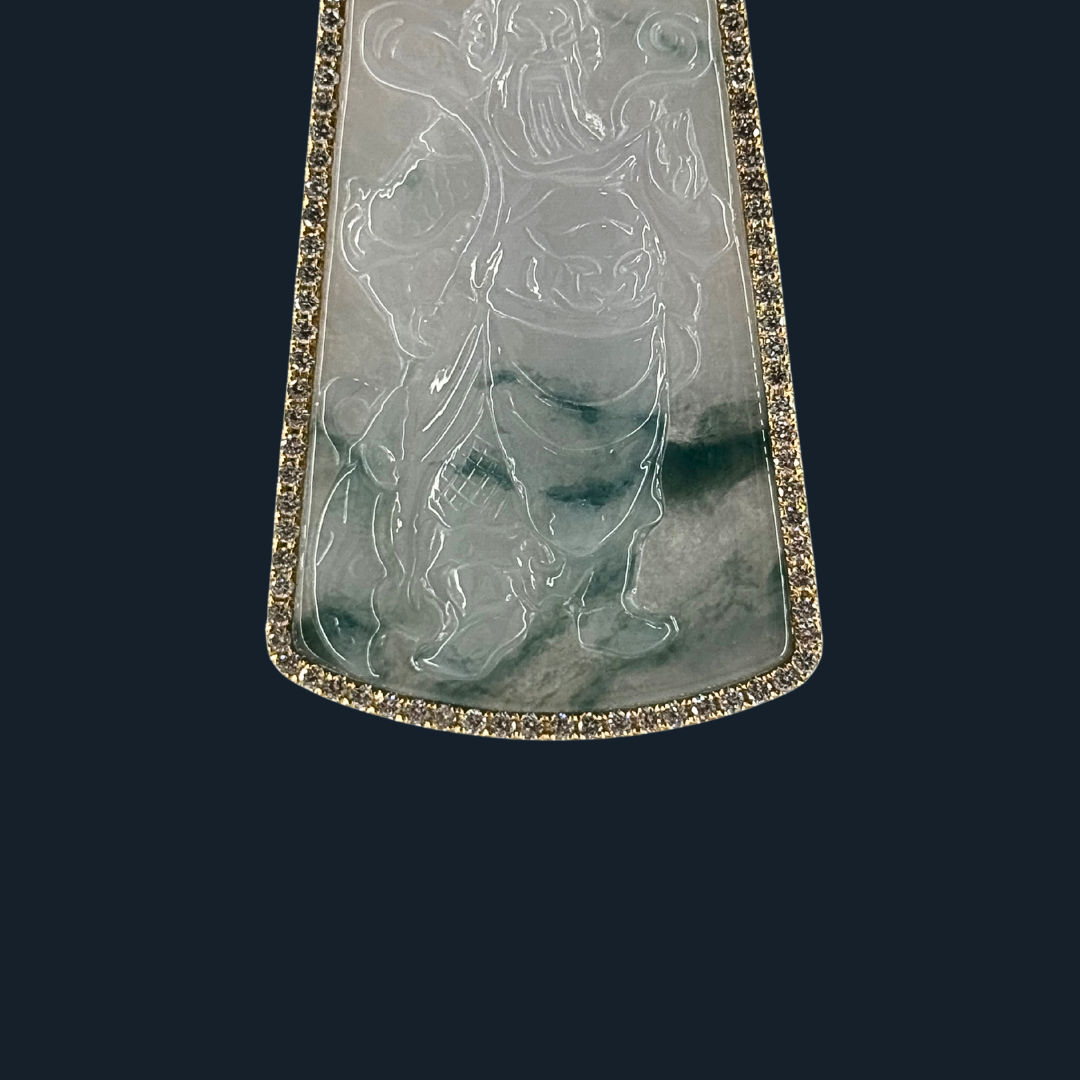 💎 ICED Green Jade Guan Gong
