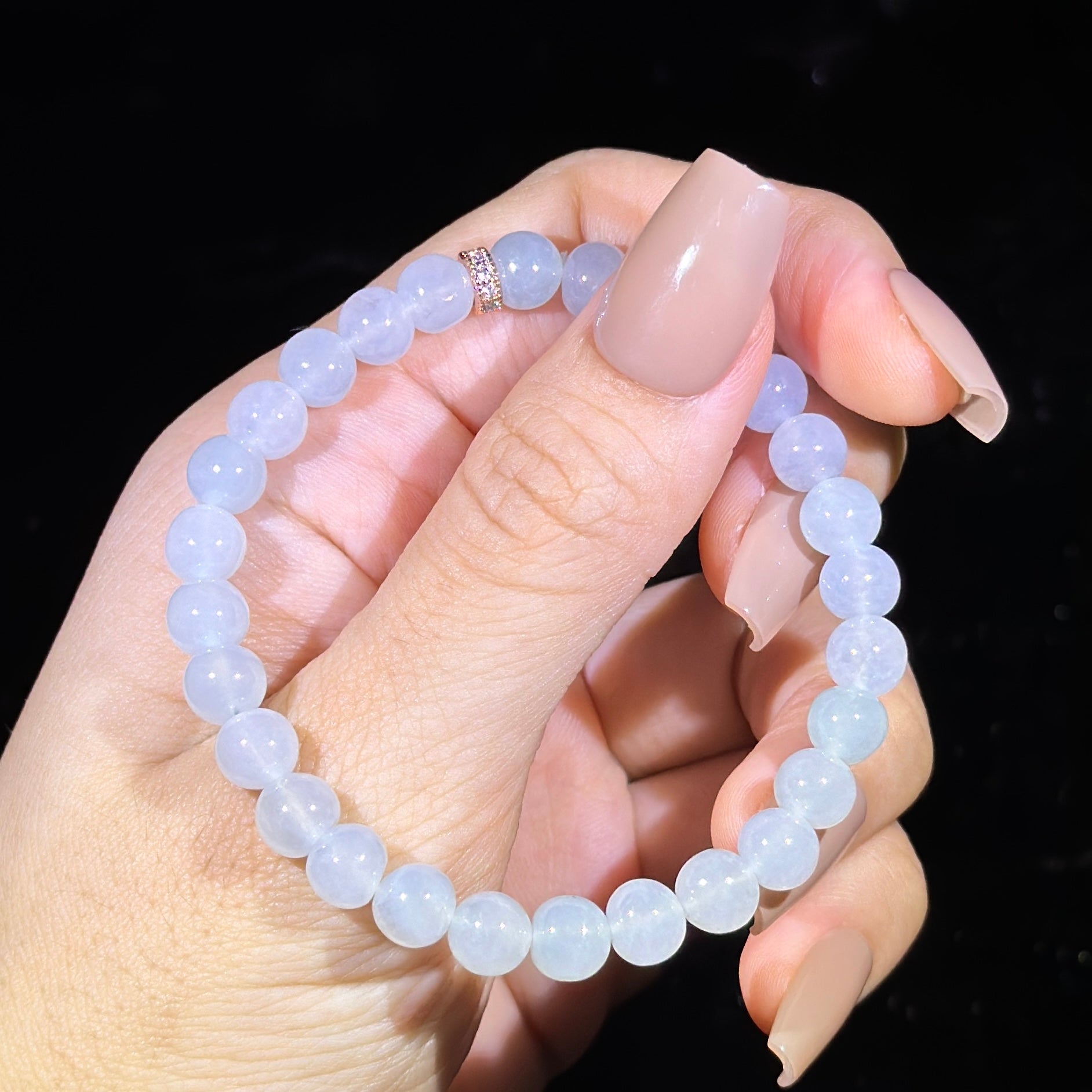 Type A Semi Icy Jade Bracelet