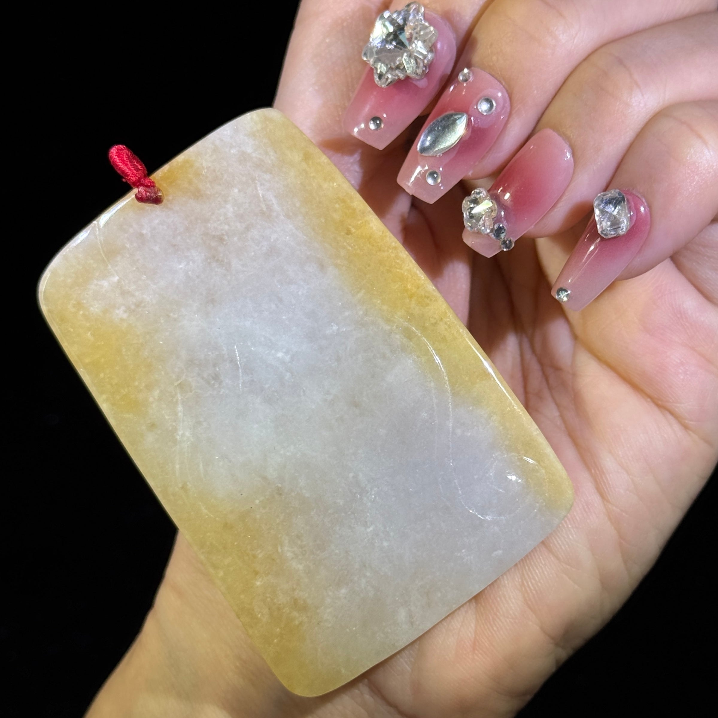 Yellow Jade Fu Lu Shou