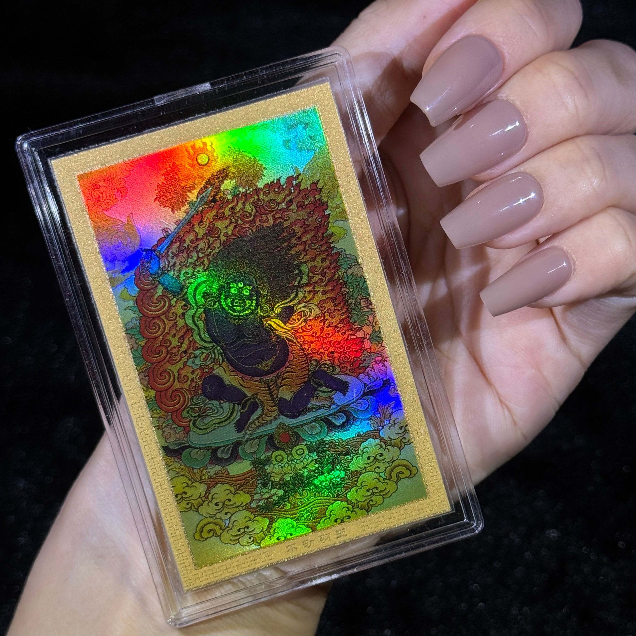 999 Gold Card Acalanatha - Rooster Zodiac