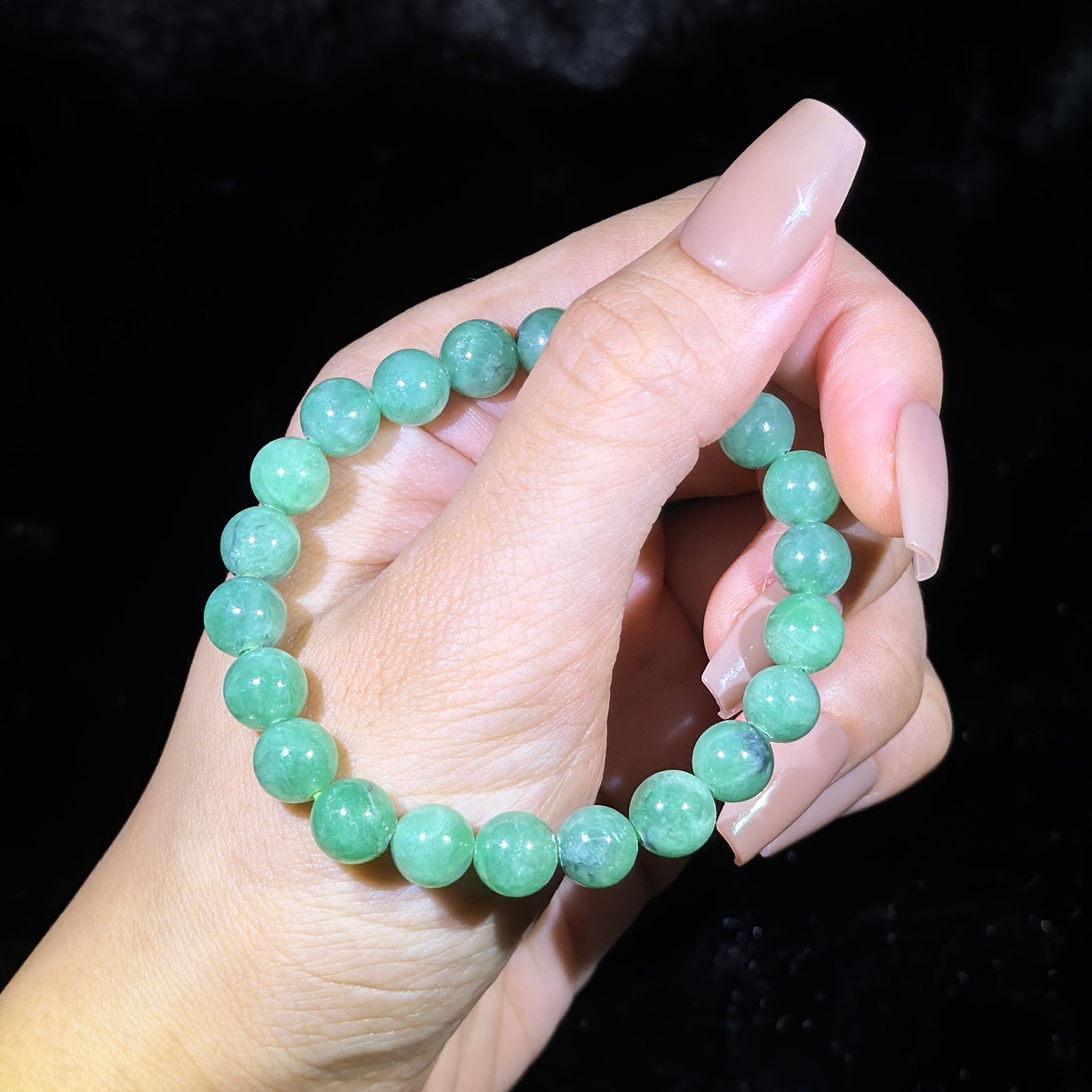 Type A Green Jade Bracelet