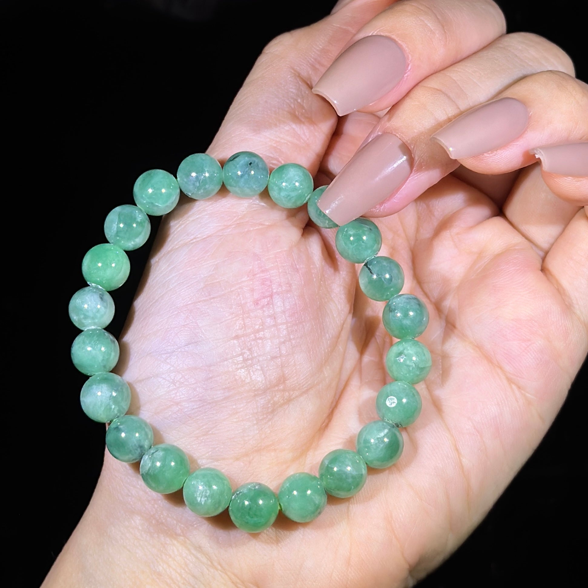 Type A Green Jade Bracelet
