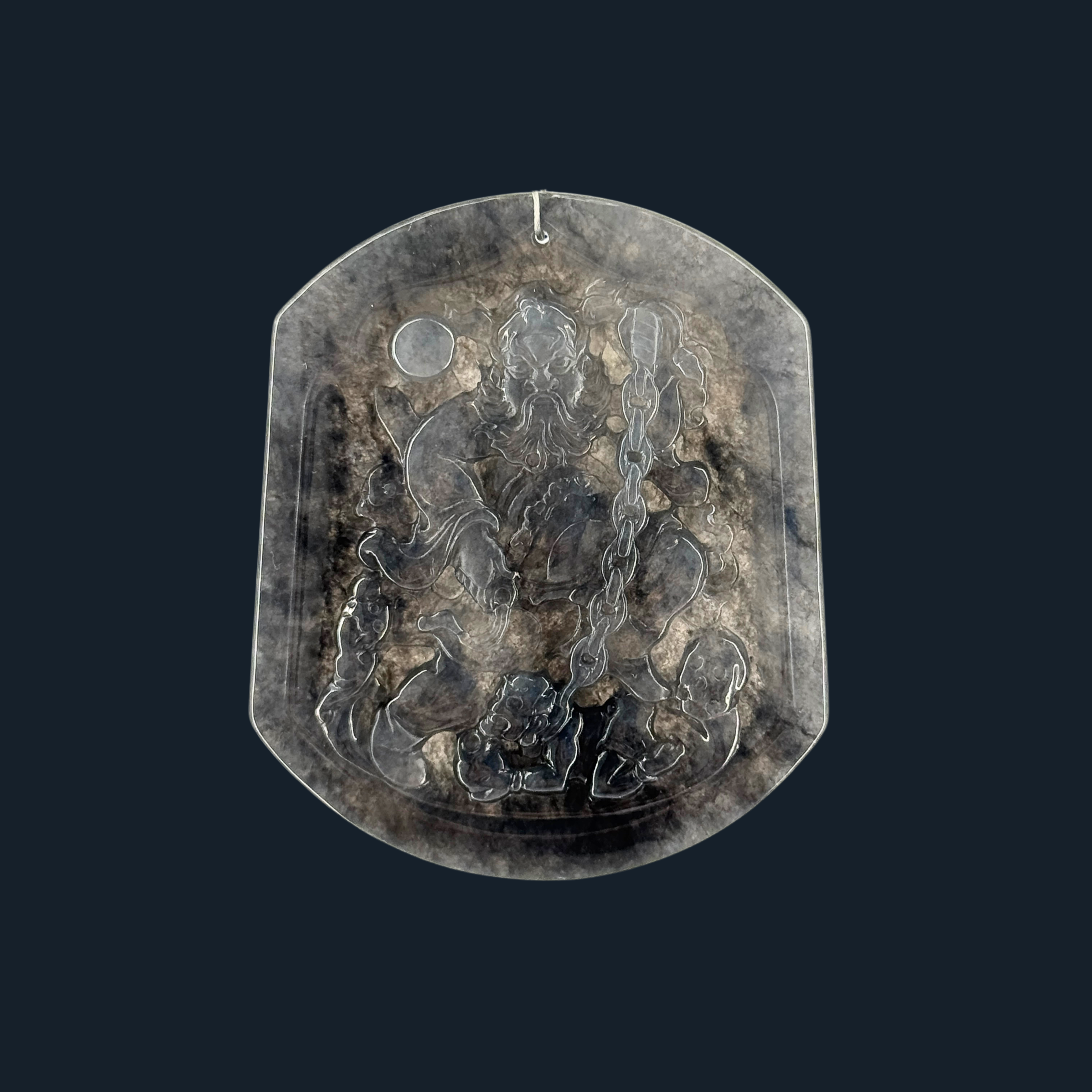 Type A Black Jade Zhong Kui
