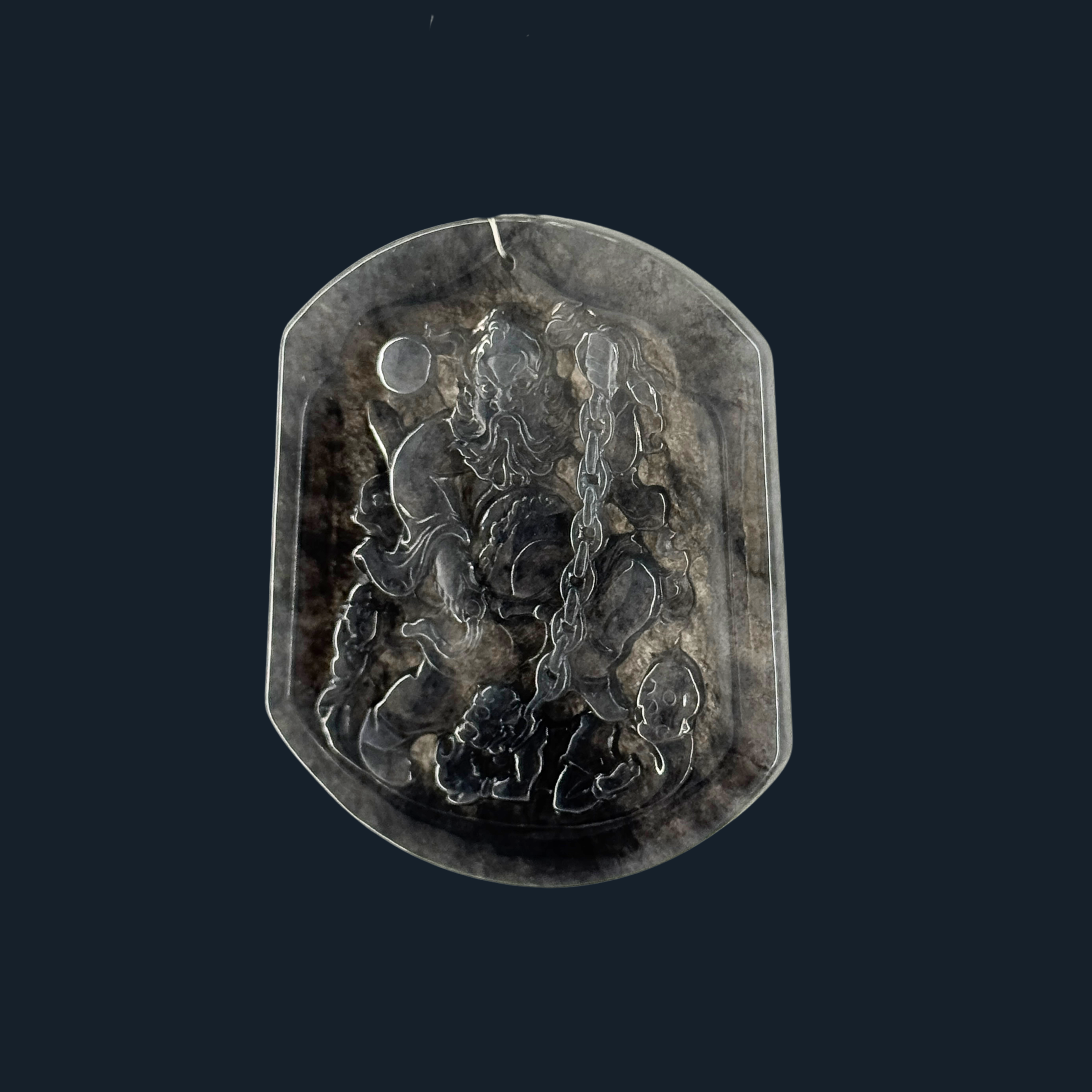 Type A Black Jade Zhong Kui