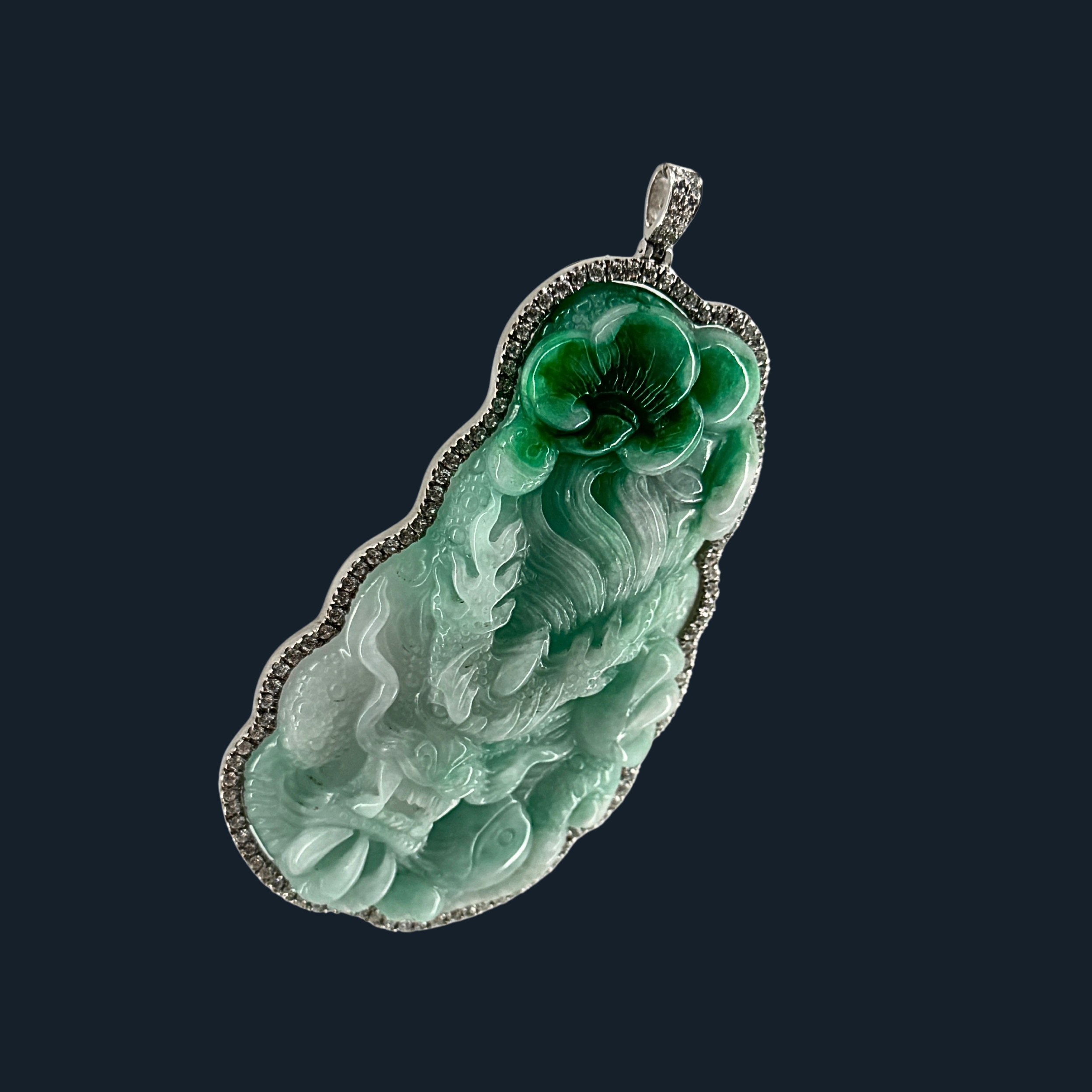 💎 ICED Green Jade Dragon Symbol to boost Business Success