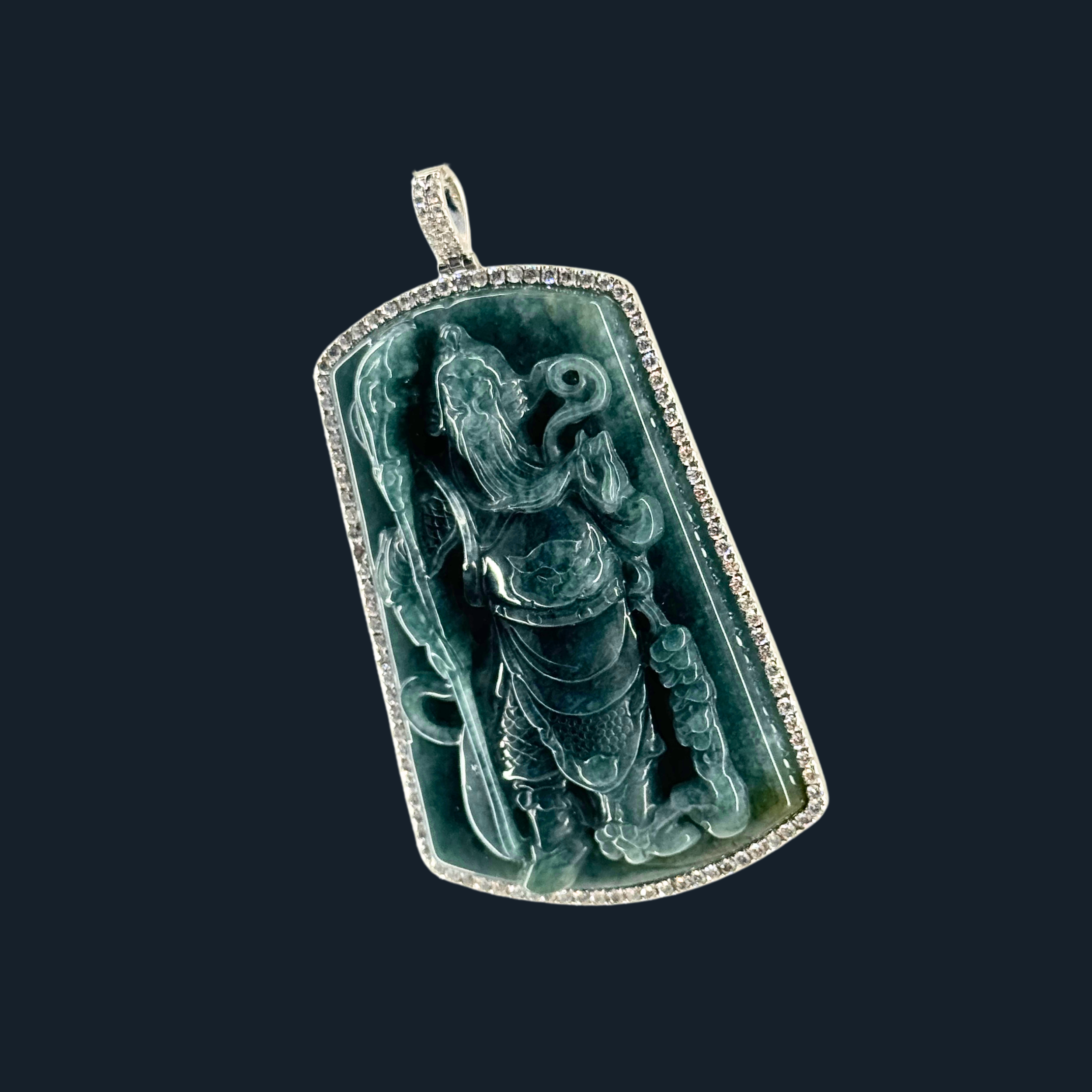 💎 ICED Green Jade Guan Gong