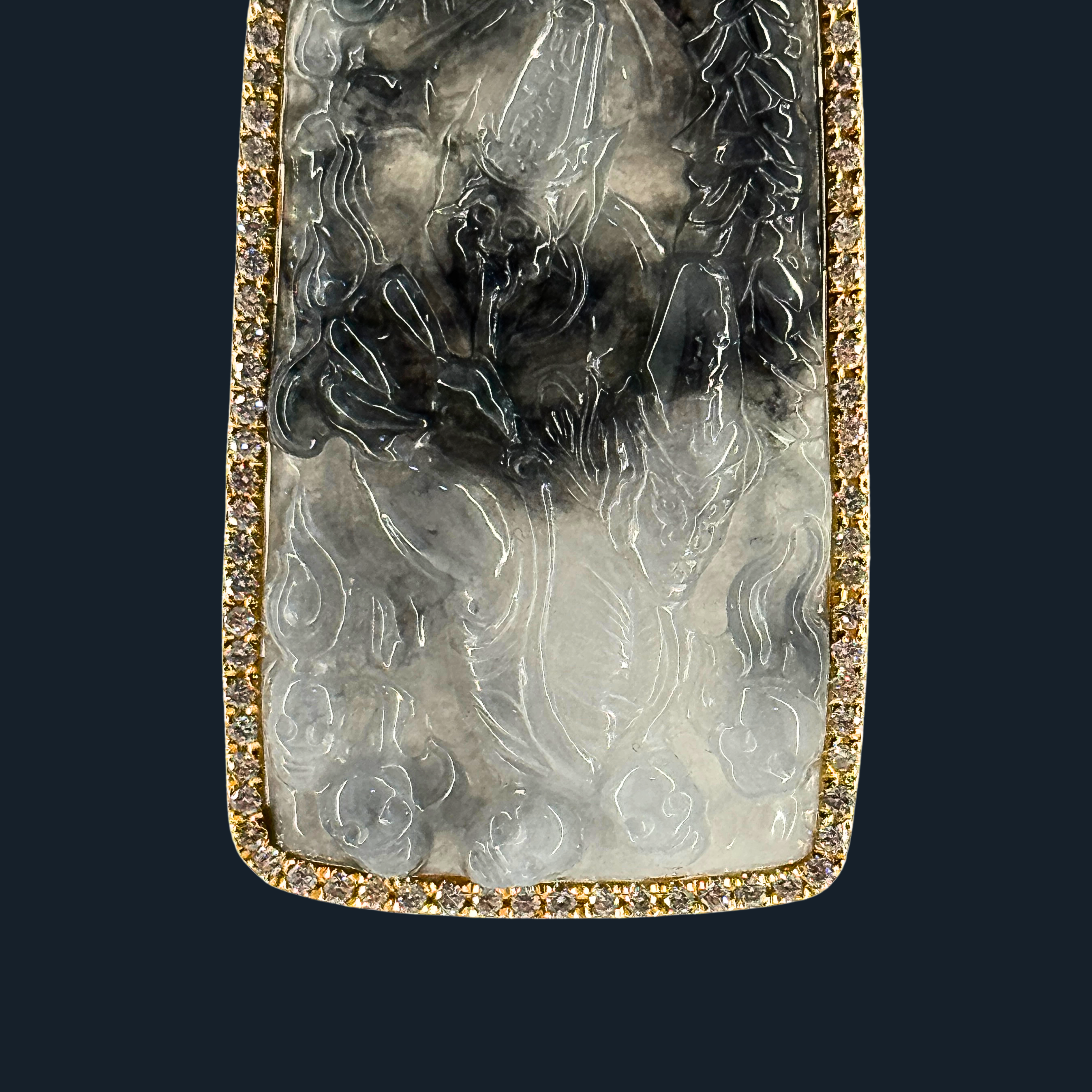💎 ICED Black Jade Black & White Impermanence