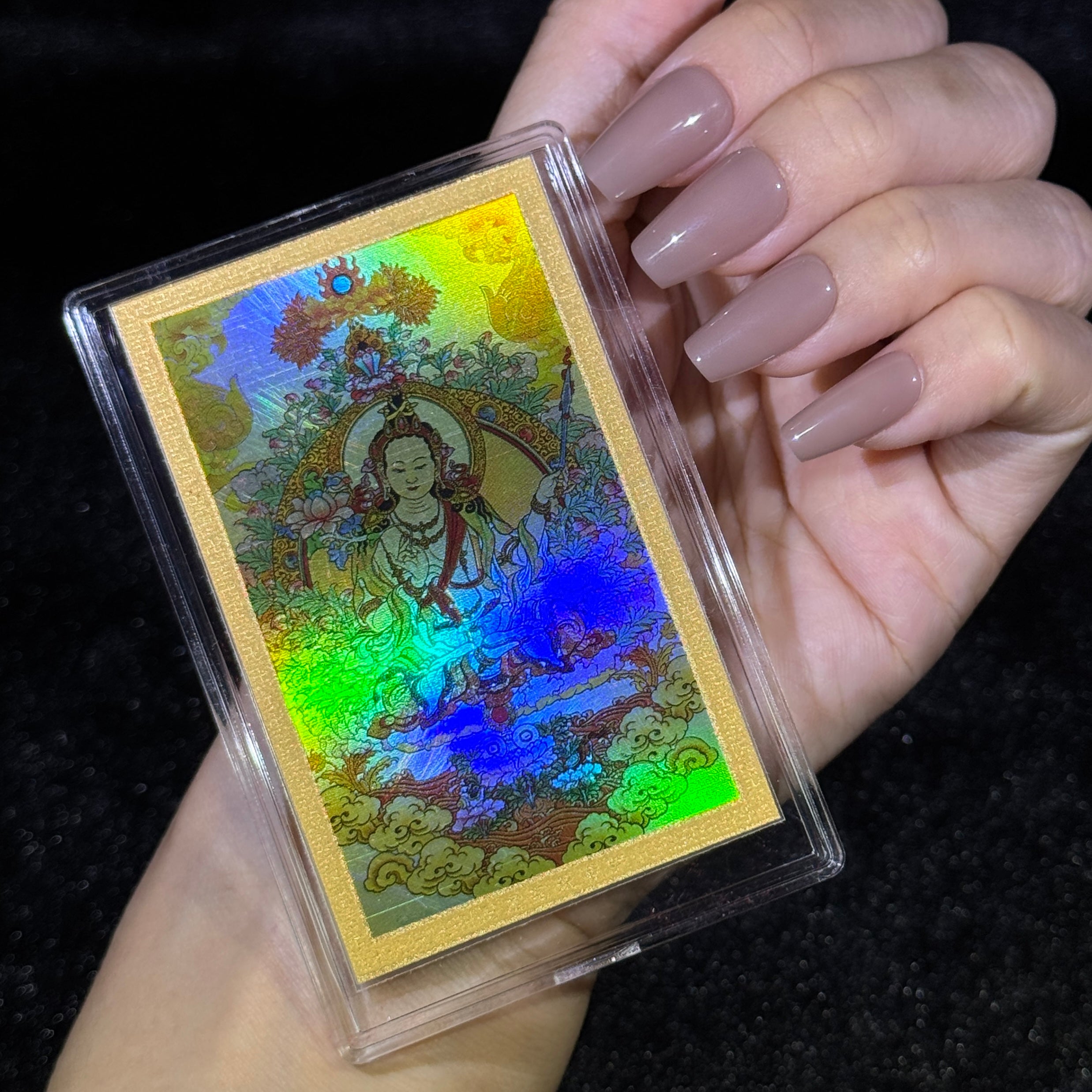 999 Gold Card Thousand Akasagarbha Bodhisattva - Ox & Tiger Zodiac