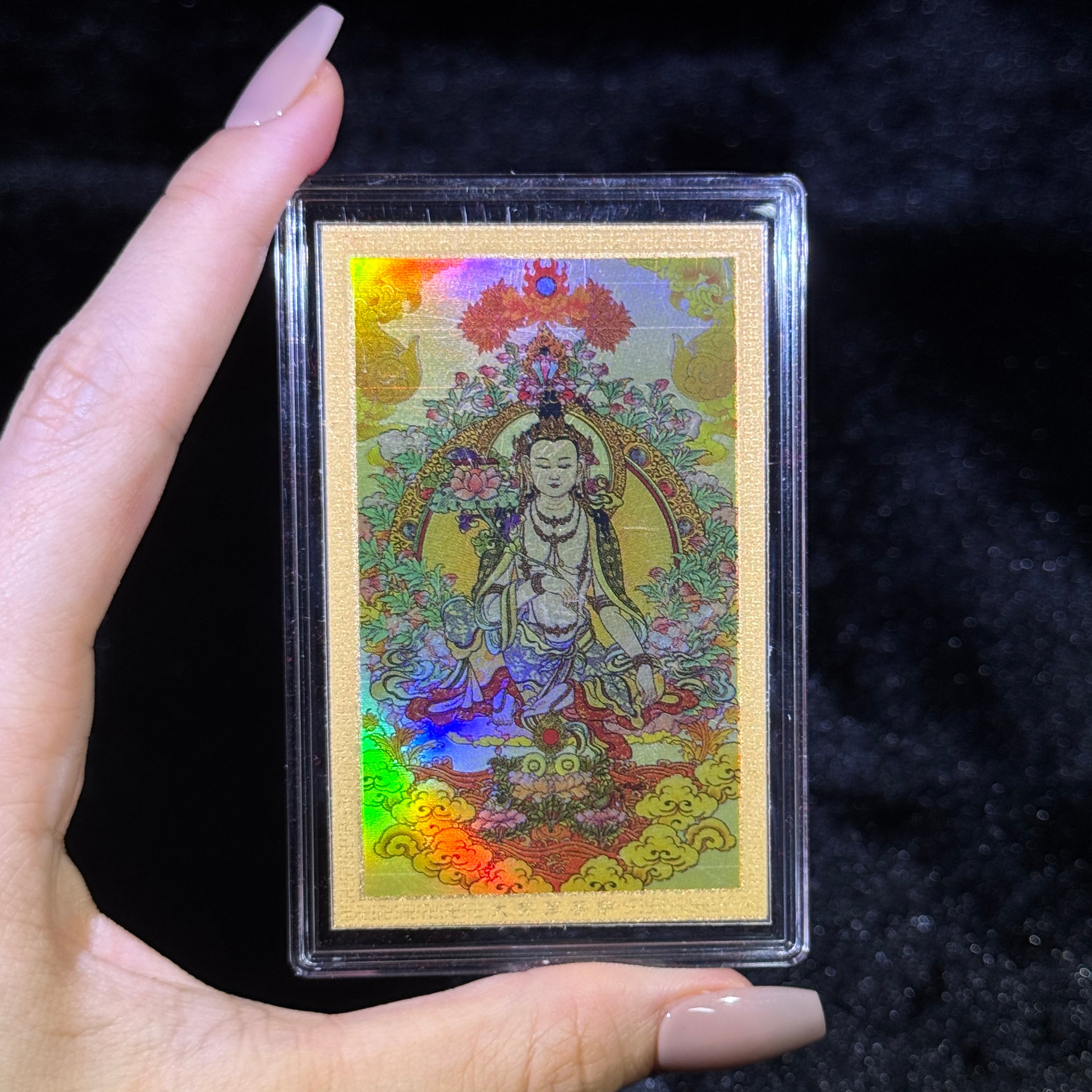 999 Gold Card Mahasthamaprapta Bodhisattva - Horse Zodiac