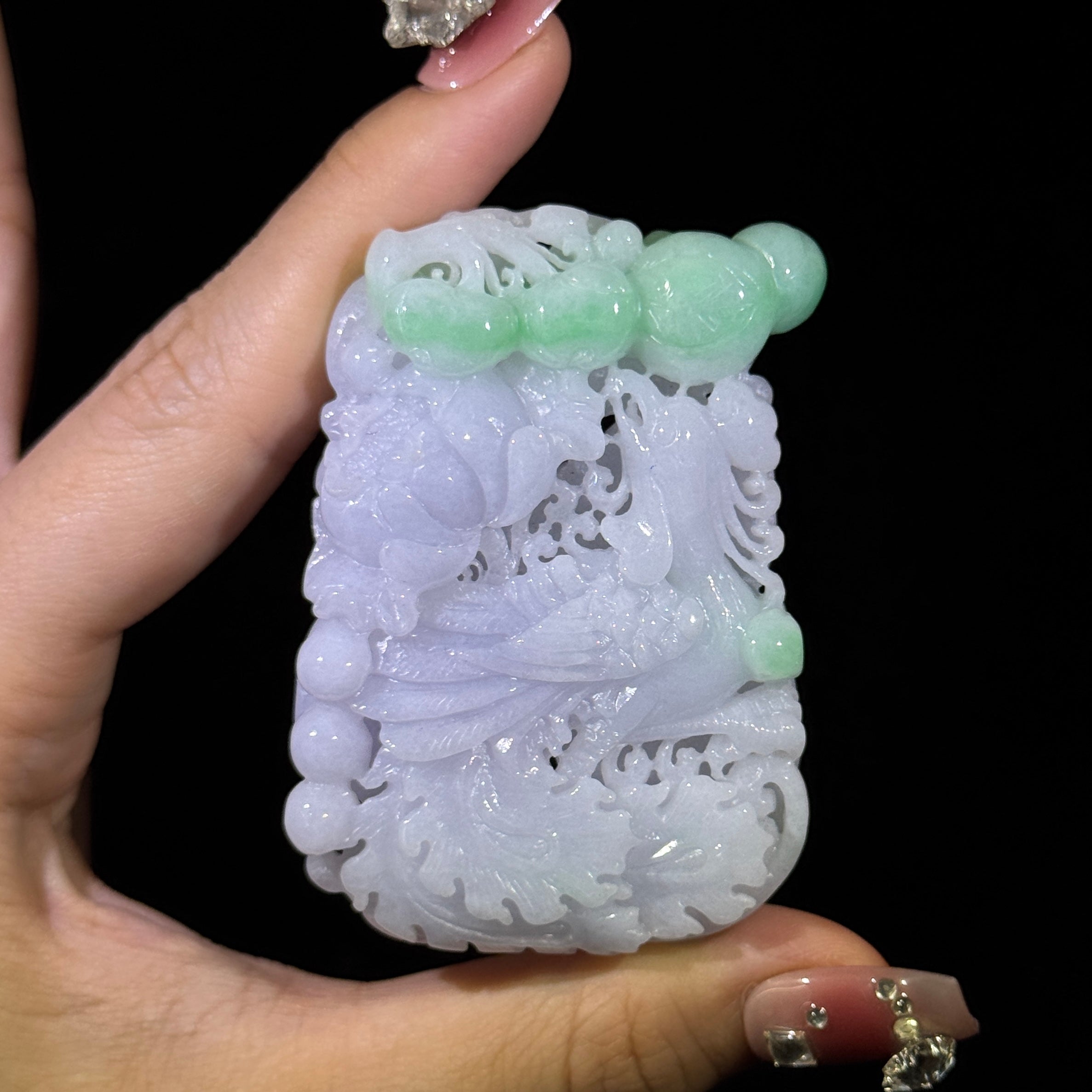 Type A Lavender & Green Jade Phoenix