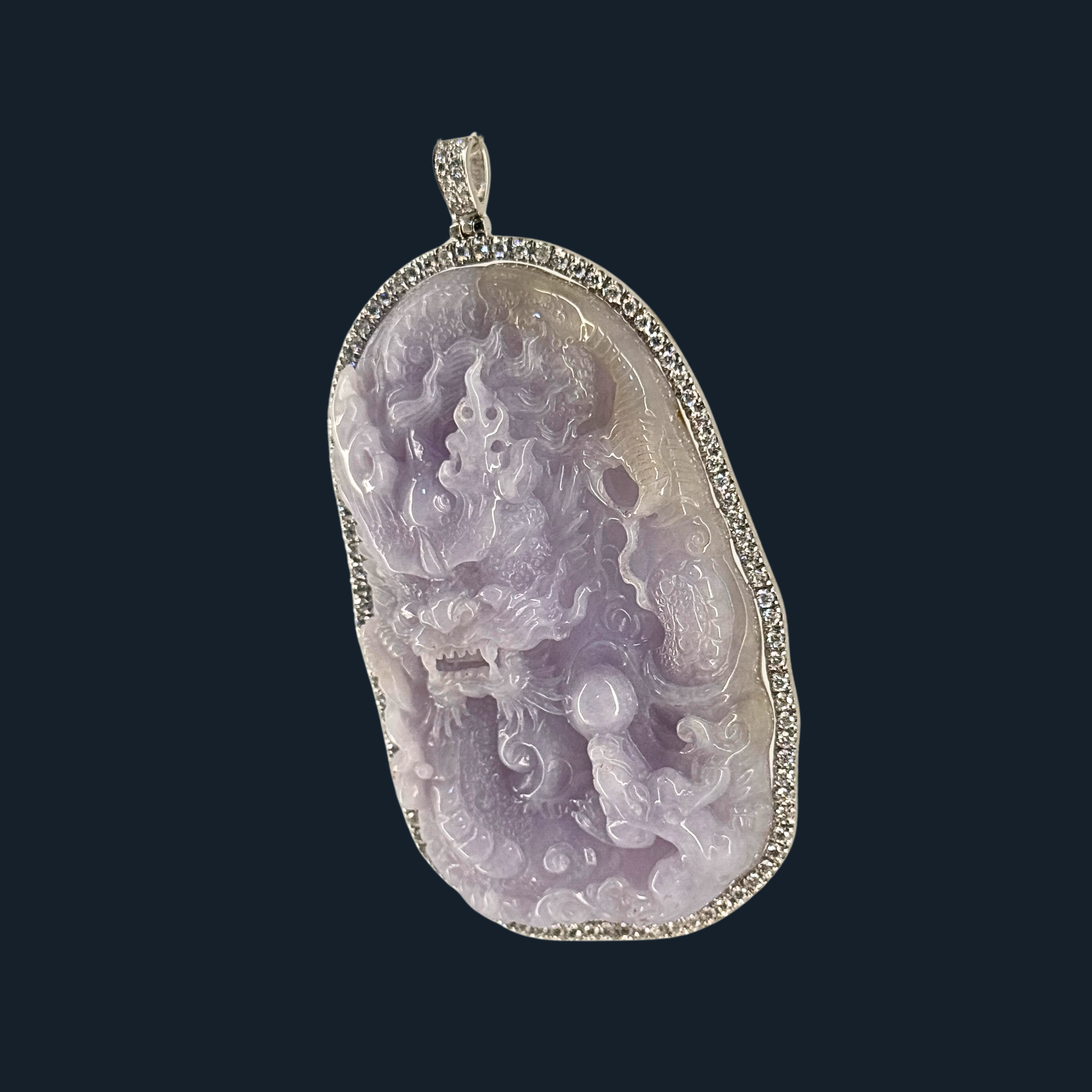 💎 ICED Lavender Jade Dragon