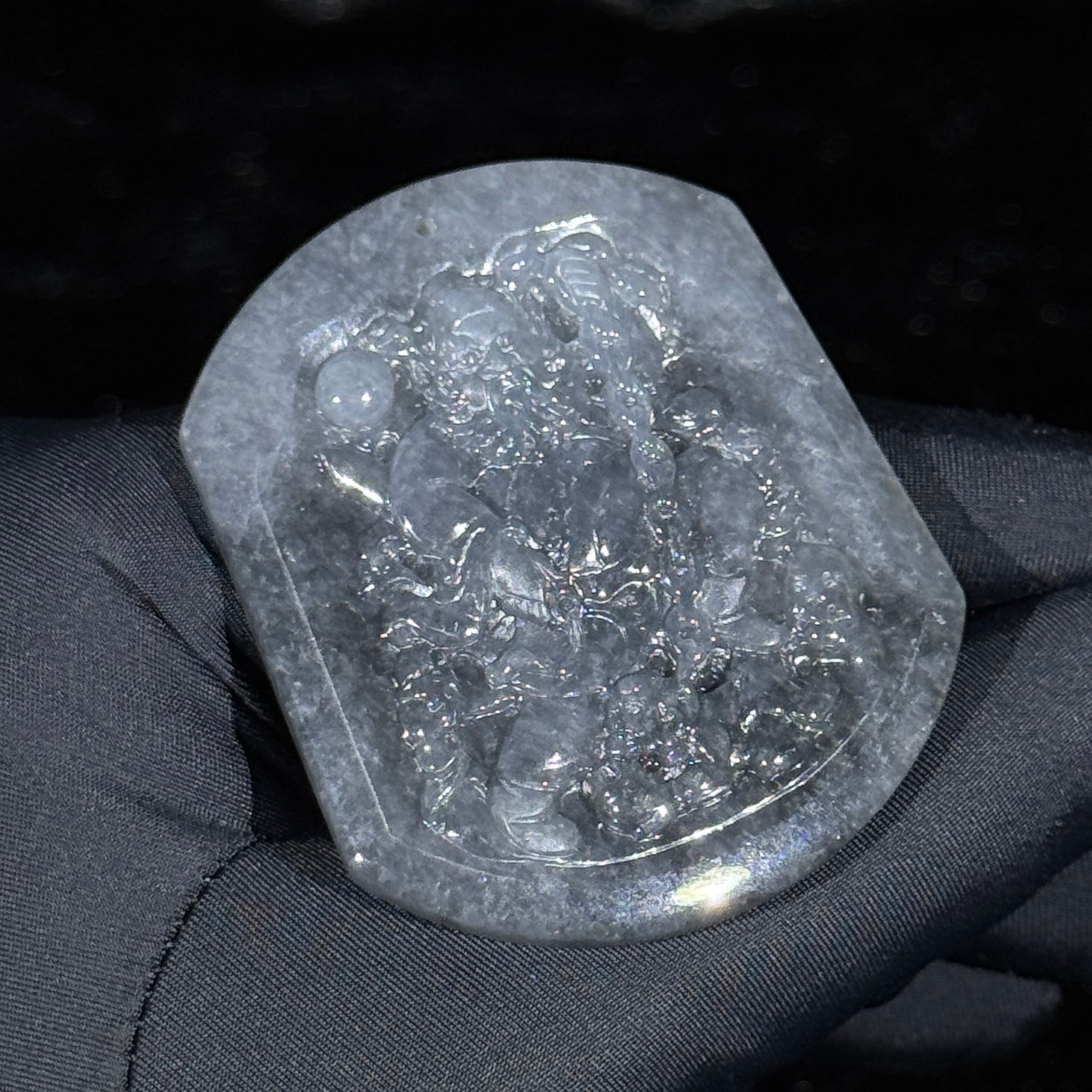 Type A Black Jade Zhong Kui