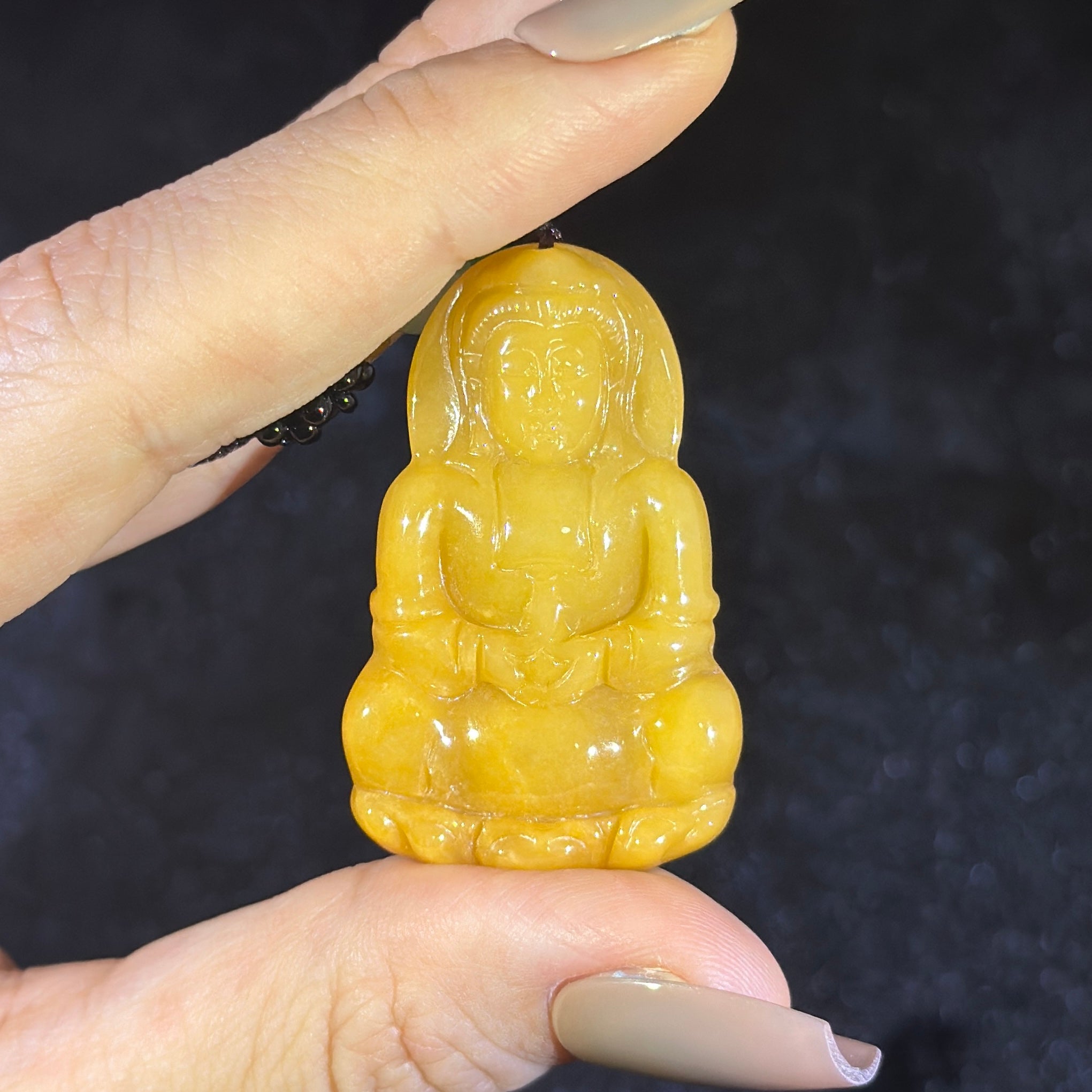 Type A Yellow Jade Guan Yin