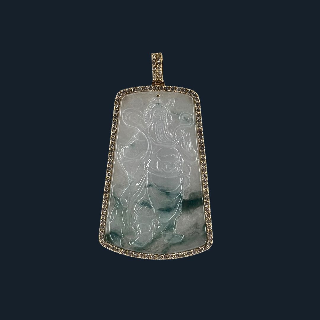 💎 ICED Green Jade Guan Gong