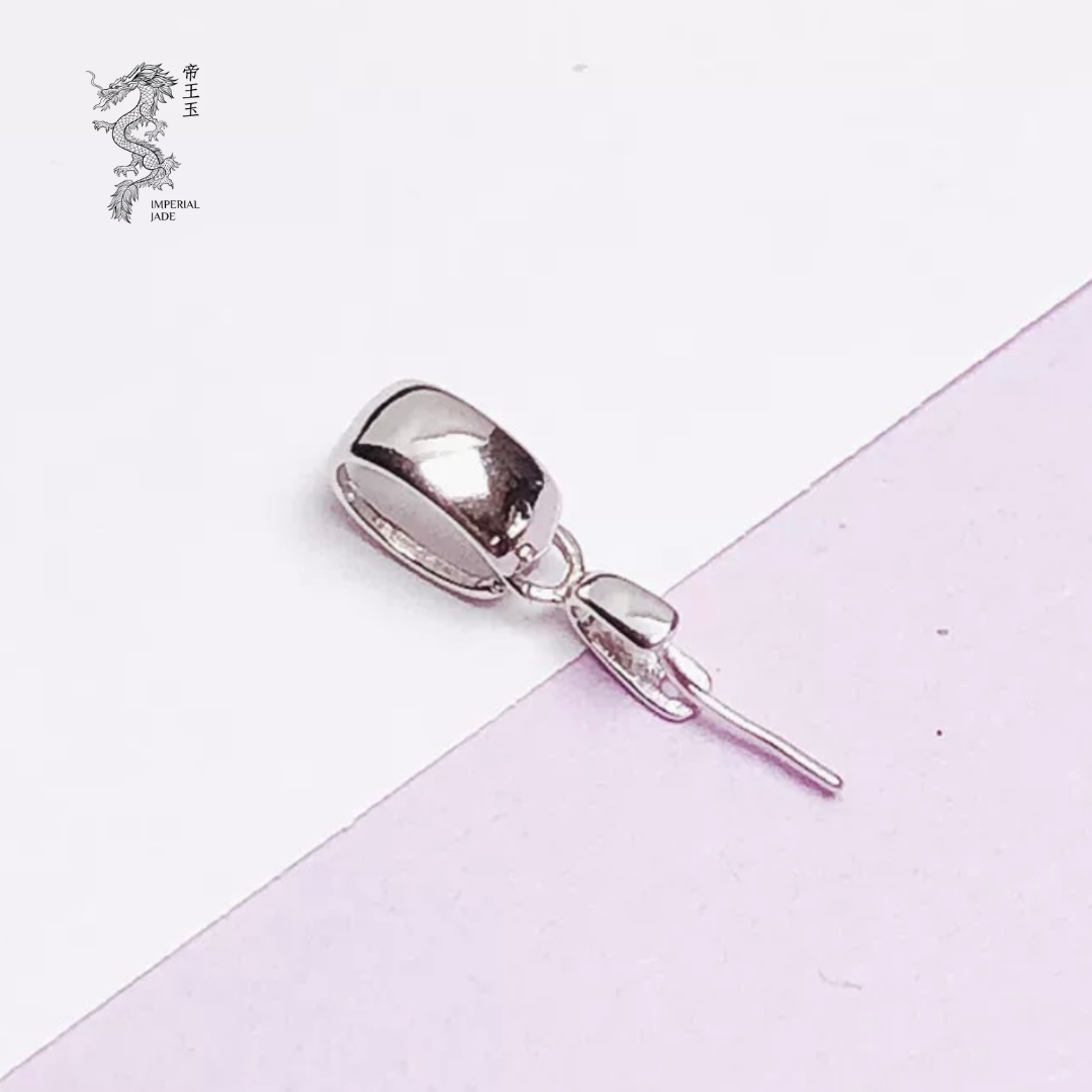 S925 Sliver Rectangle Clasp
