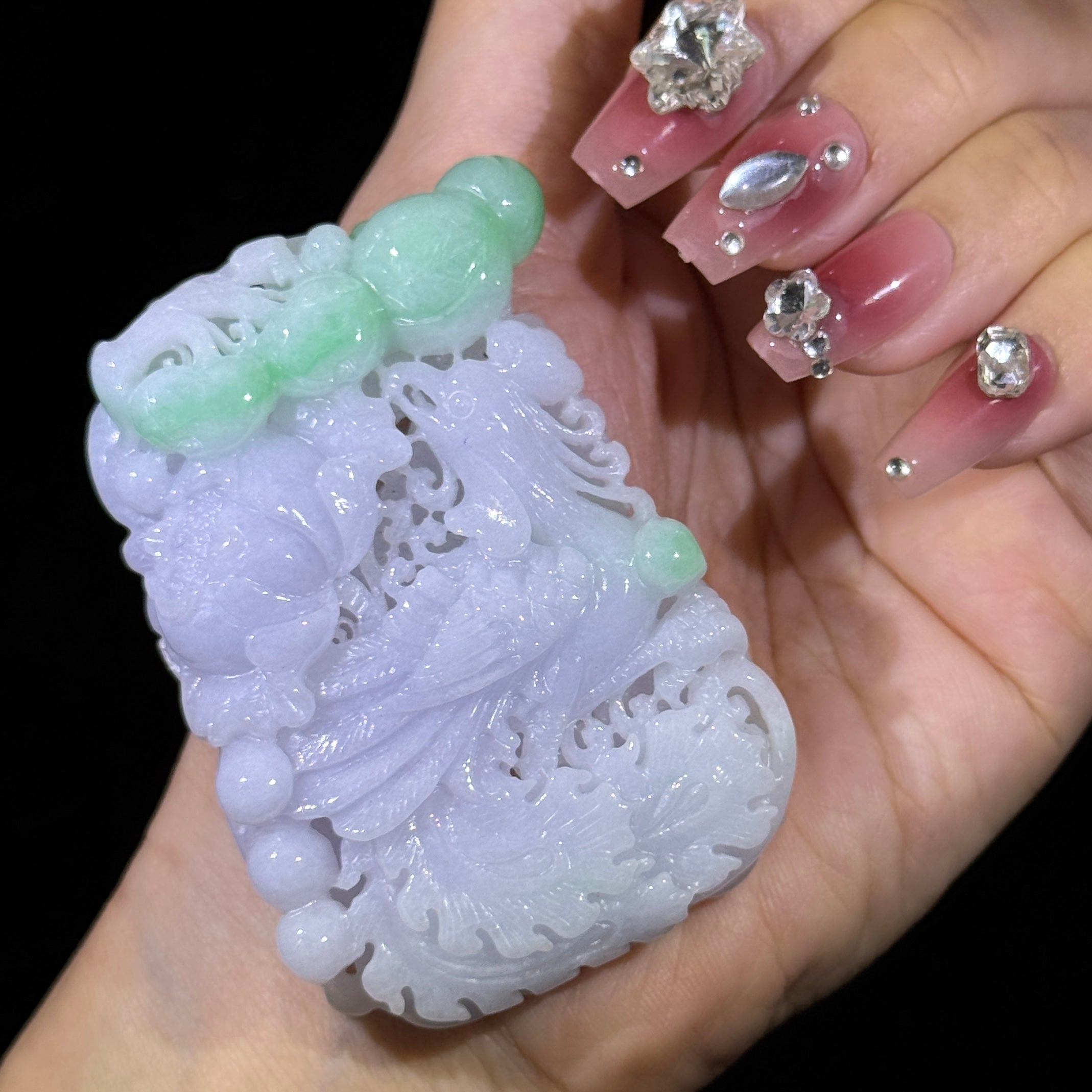 Type A Lavender & Green Jade Phoenix