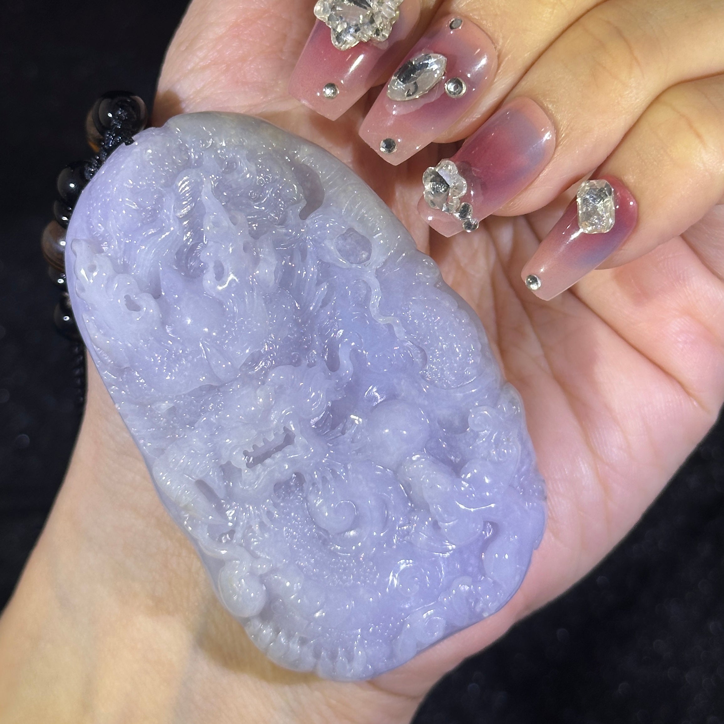 Type A Lavender Jade Dragon