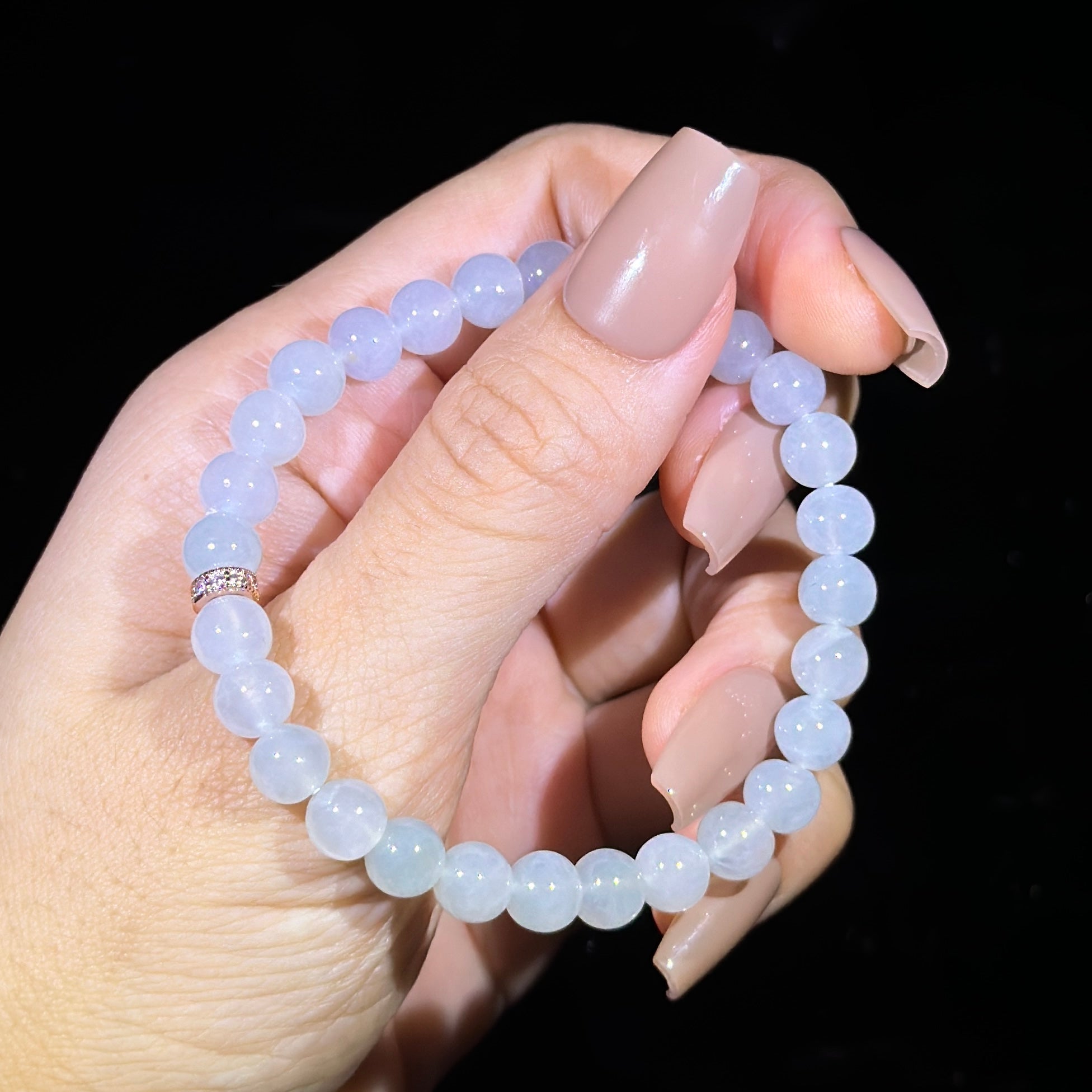 Type A Semi Icy Jade Bracelet