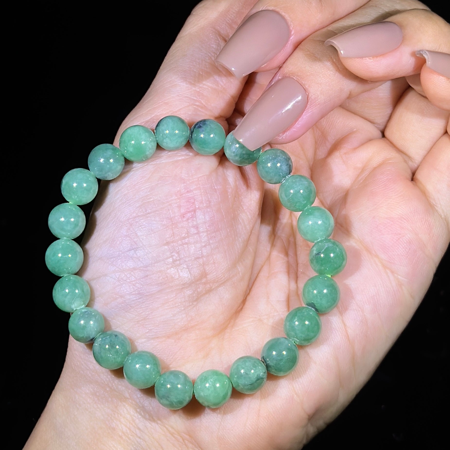 Type A Green Jade Bracelet