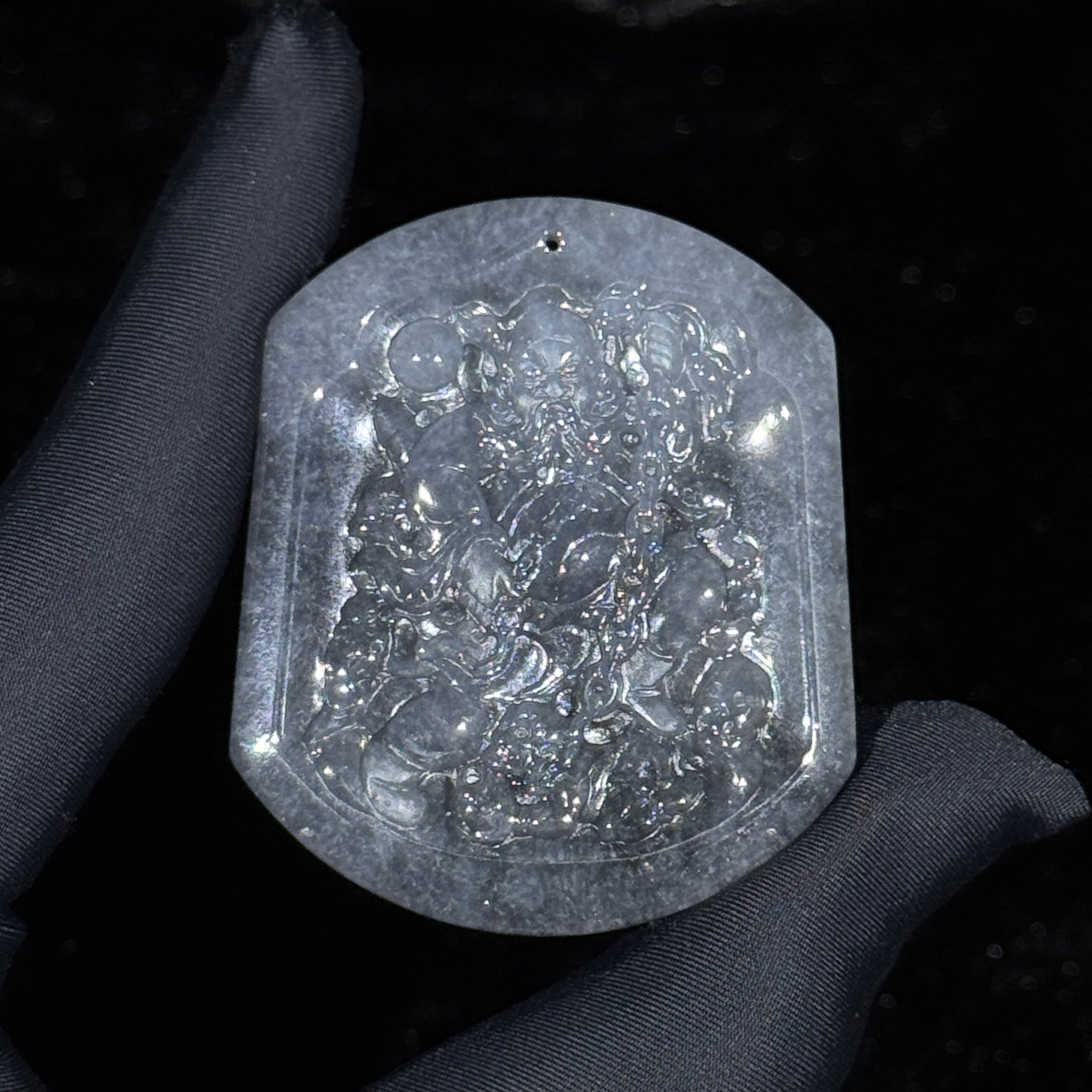 Type A Black Jade Zhong Kui